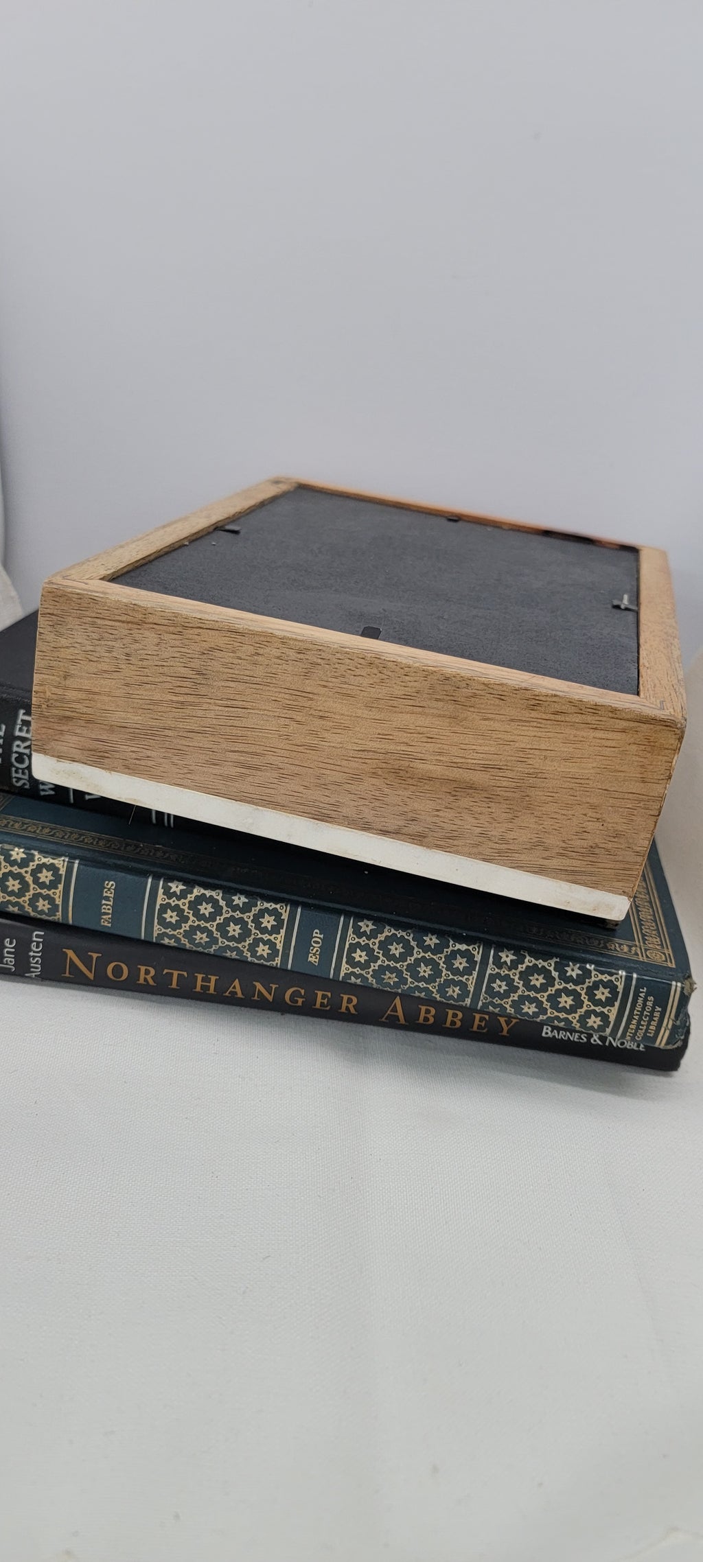 Decorative Marble and Wood Picture Frame