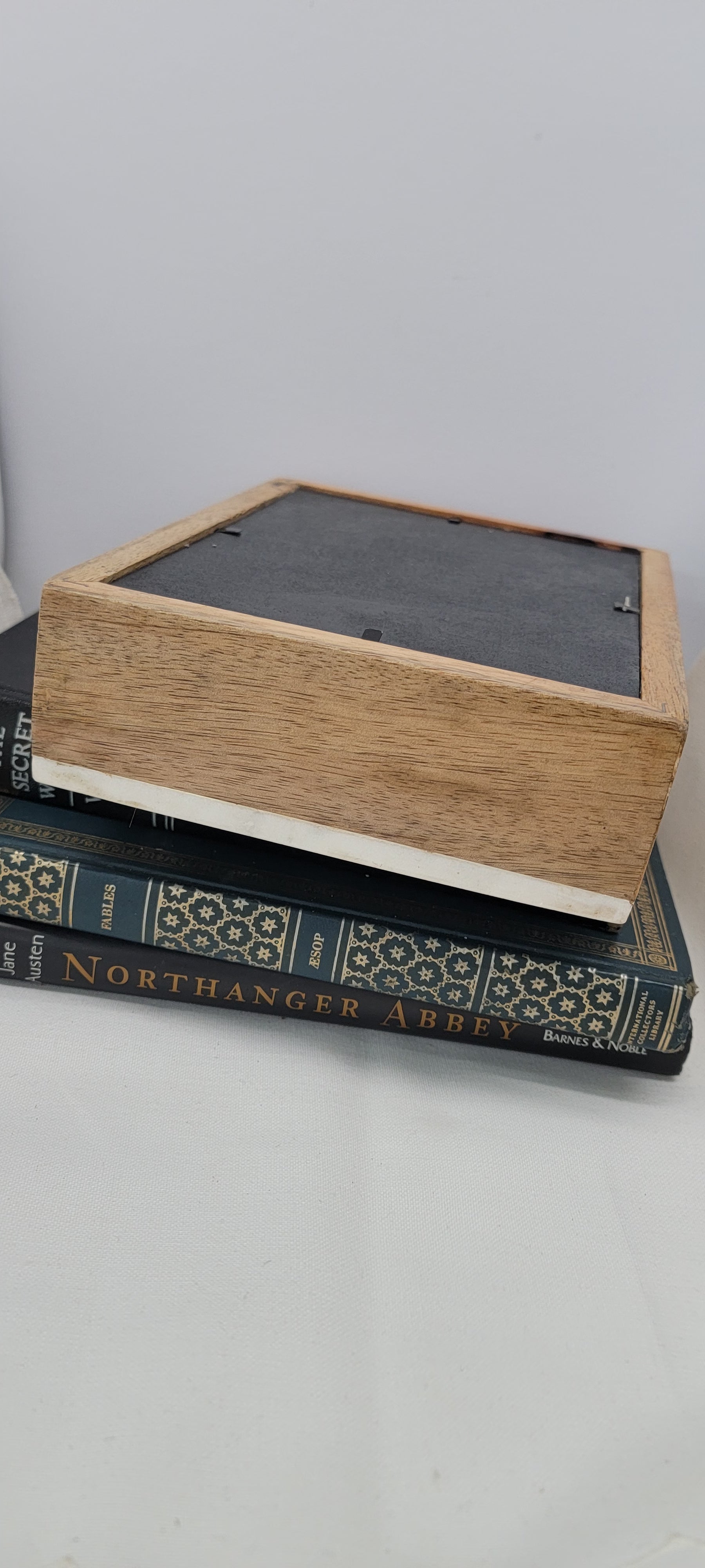 Decorative Marble and Wood Picture Frame