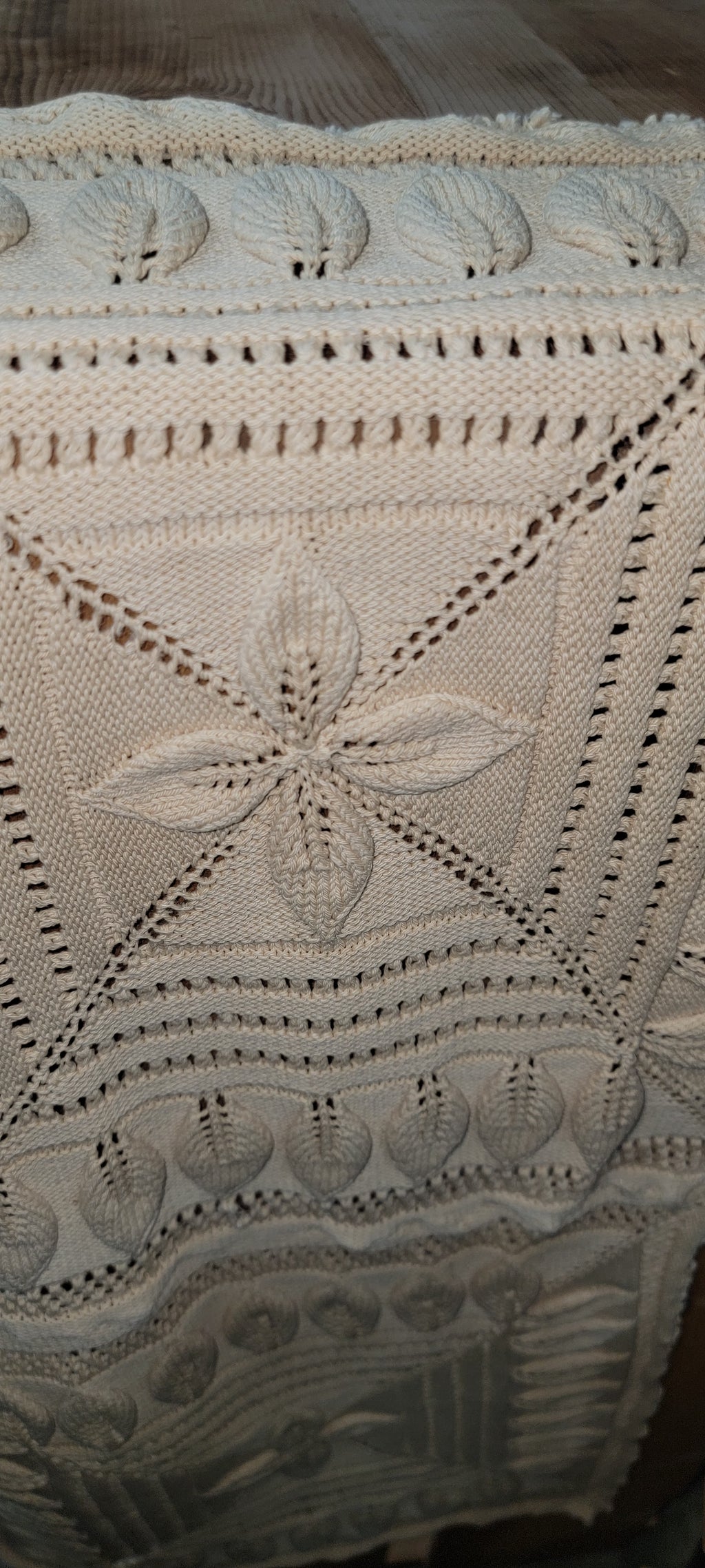 Handcrafted Knitted Coverlet