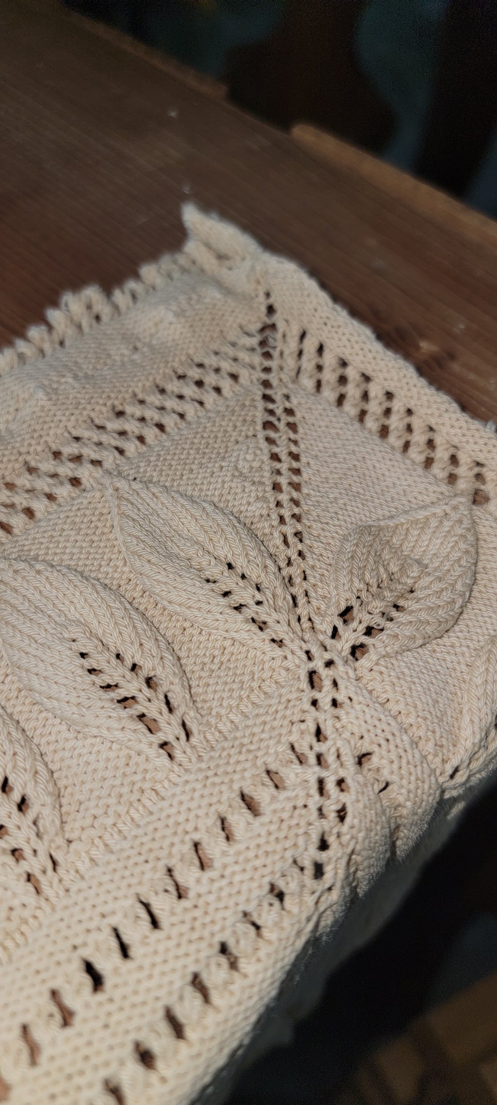 Handcrafted Knitted Coverlet