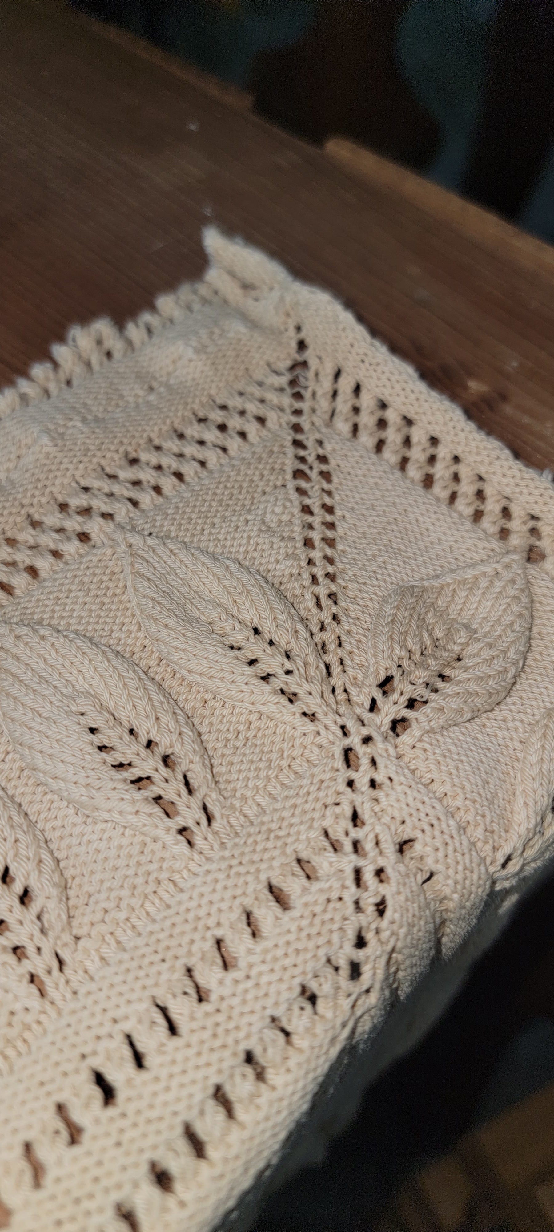 Handcrafted Knitted Coverlet