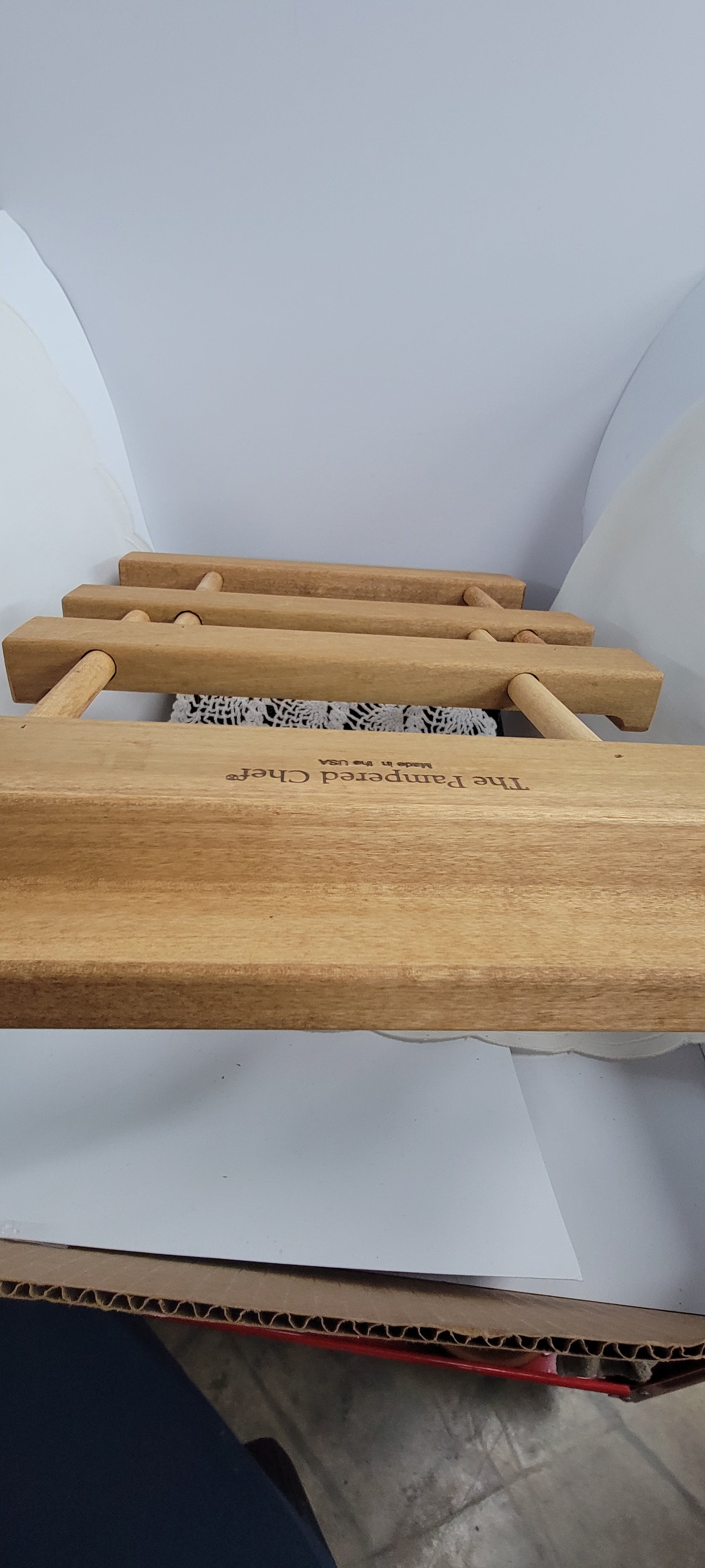 Pampered Chef Wooden Recipe Holder