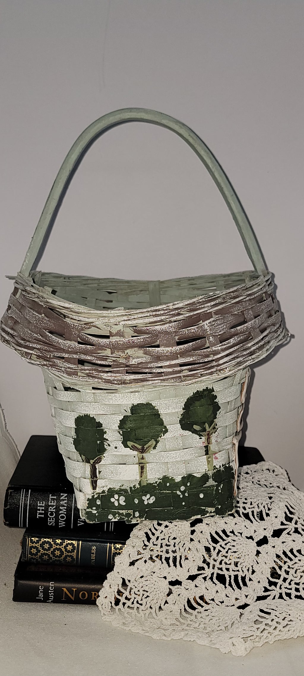 Candy Store Themed Woven Basket