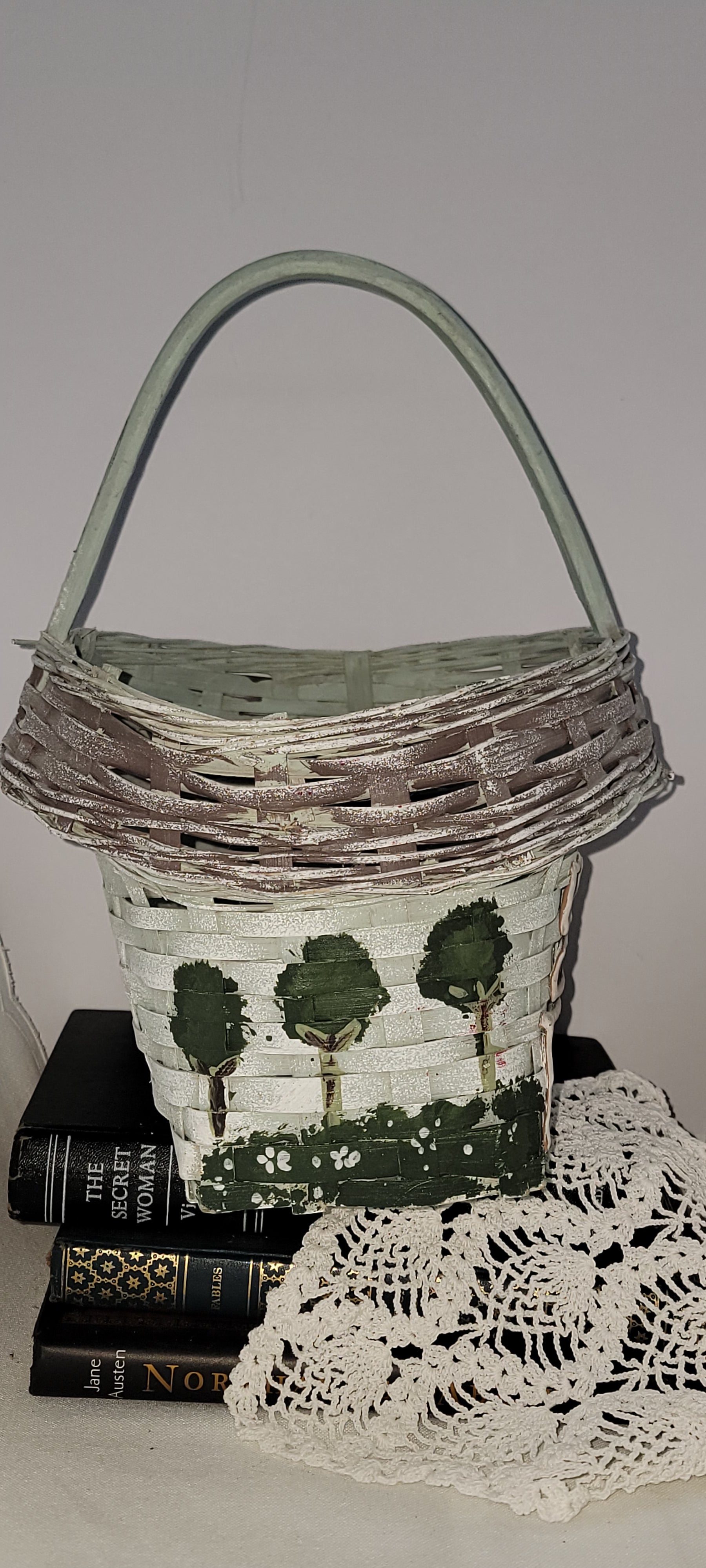 Candy Store Themed Woven Basket
