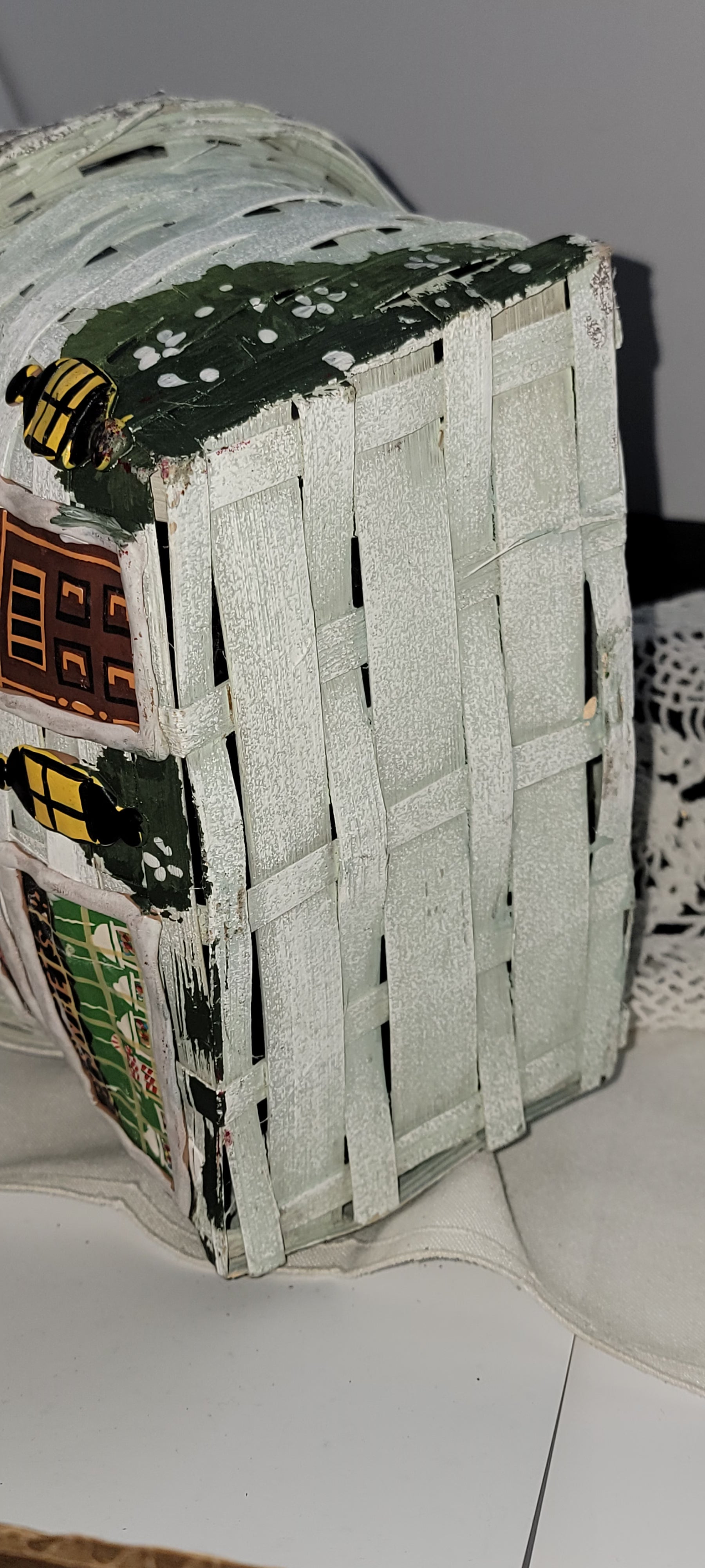 Candy Store Themed Woven Basket