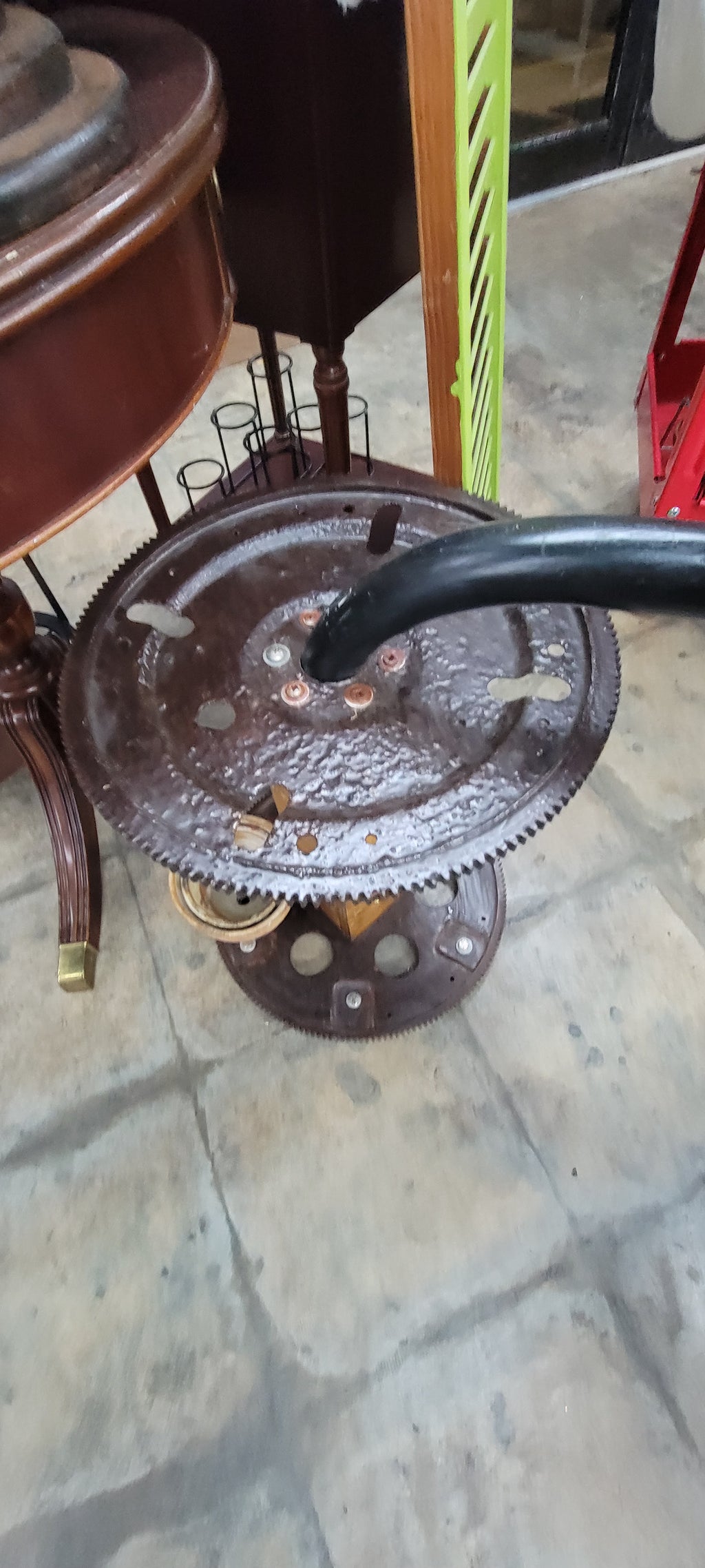 Vintage Industrial Style Side Table