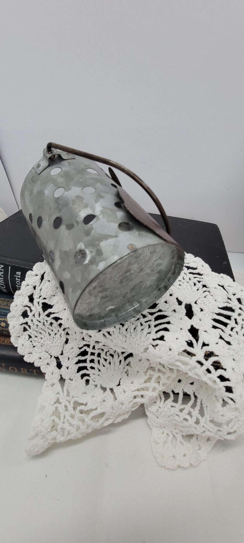 Galvanized Metal Bunny Bucket
