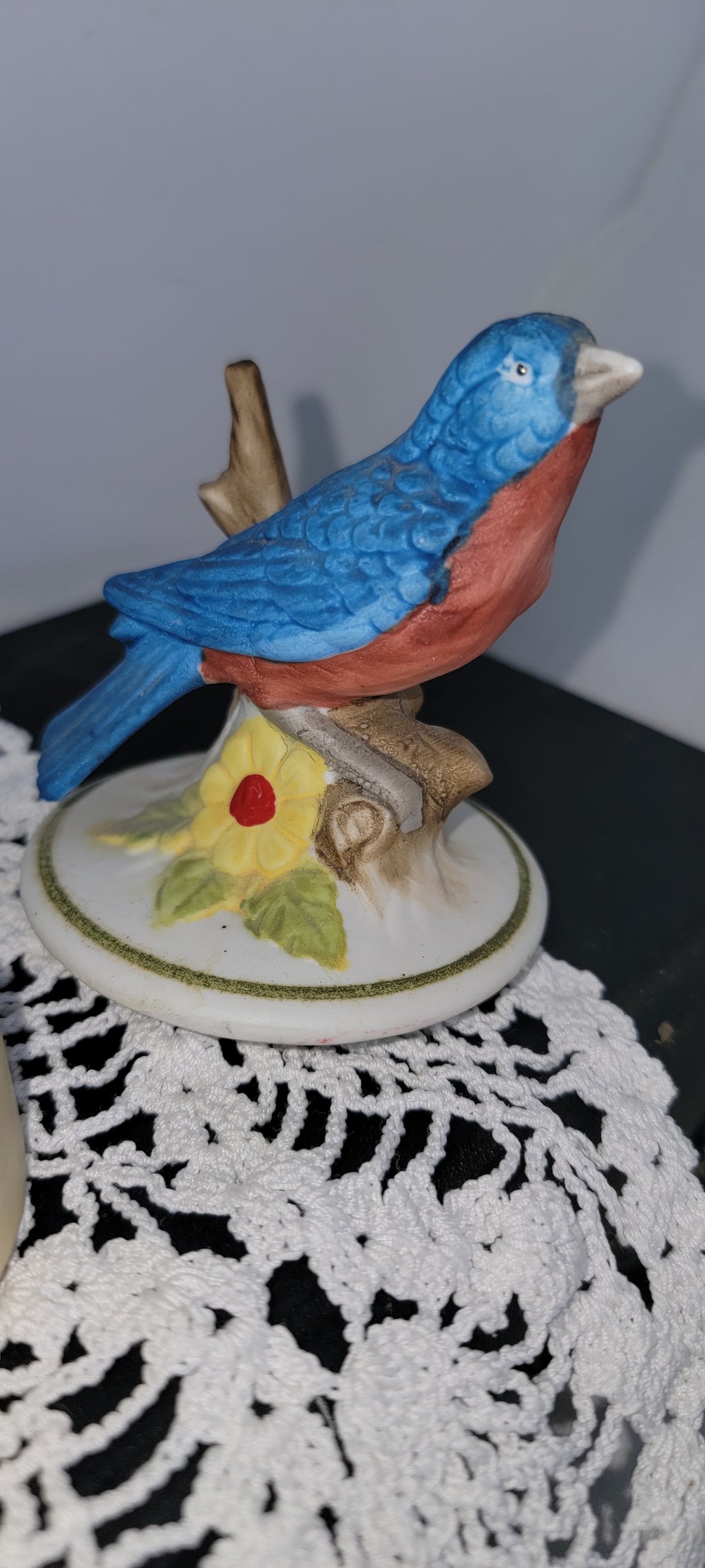 Blue-Robin Figurine