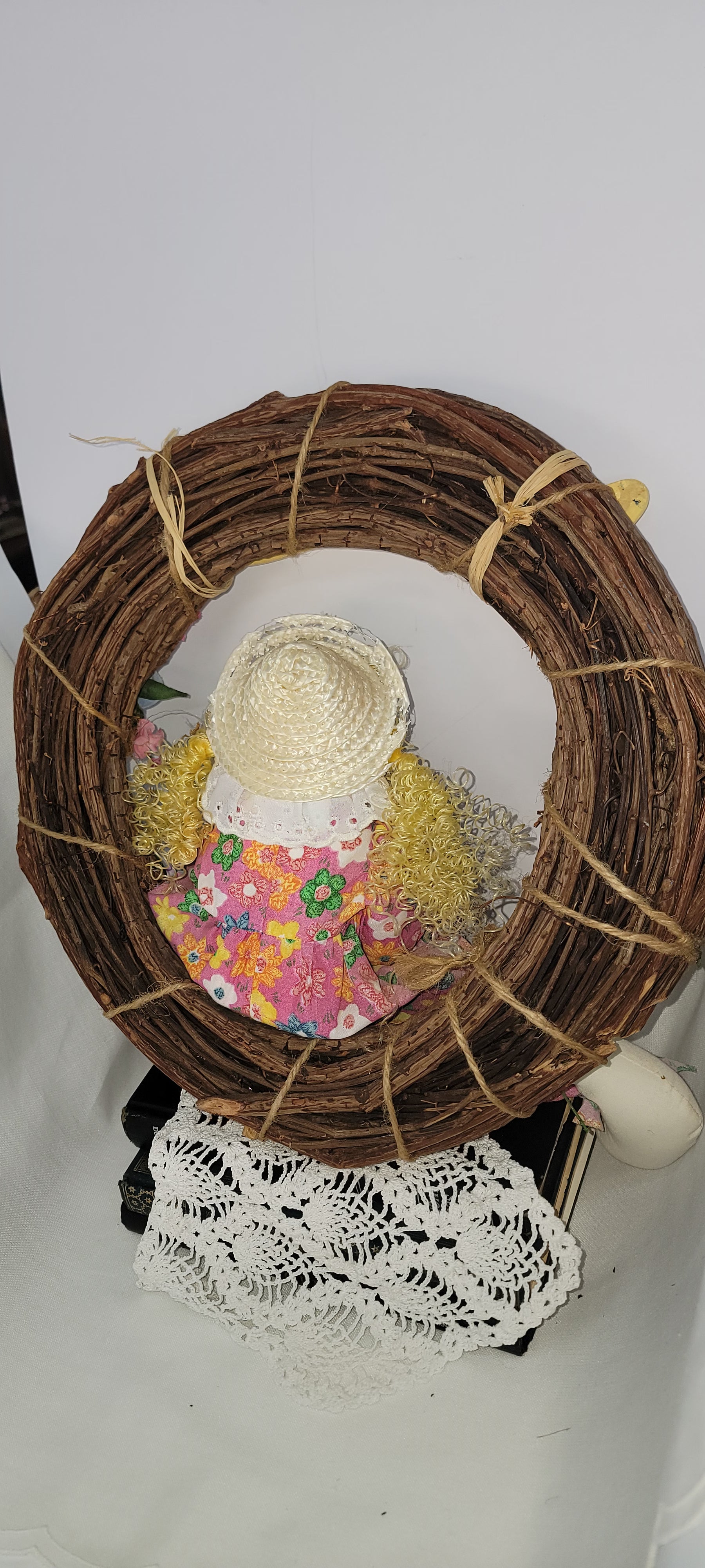 Spring-Themed Decorative Doll
