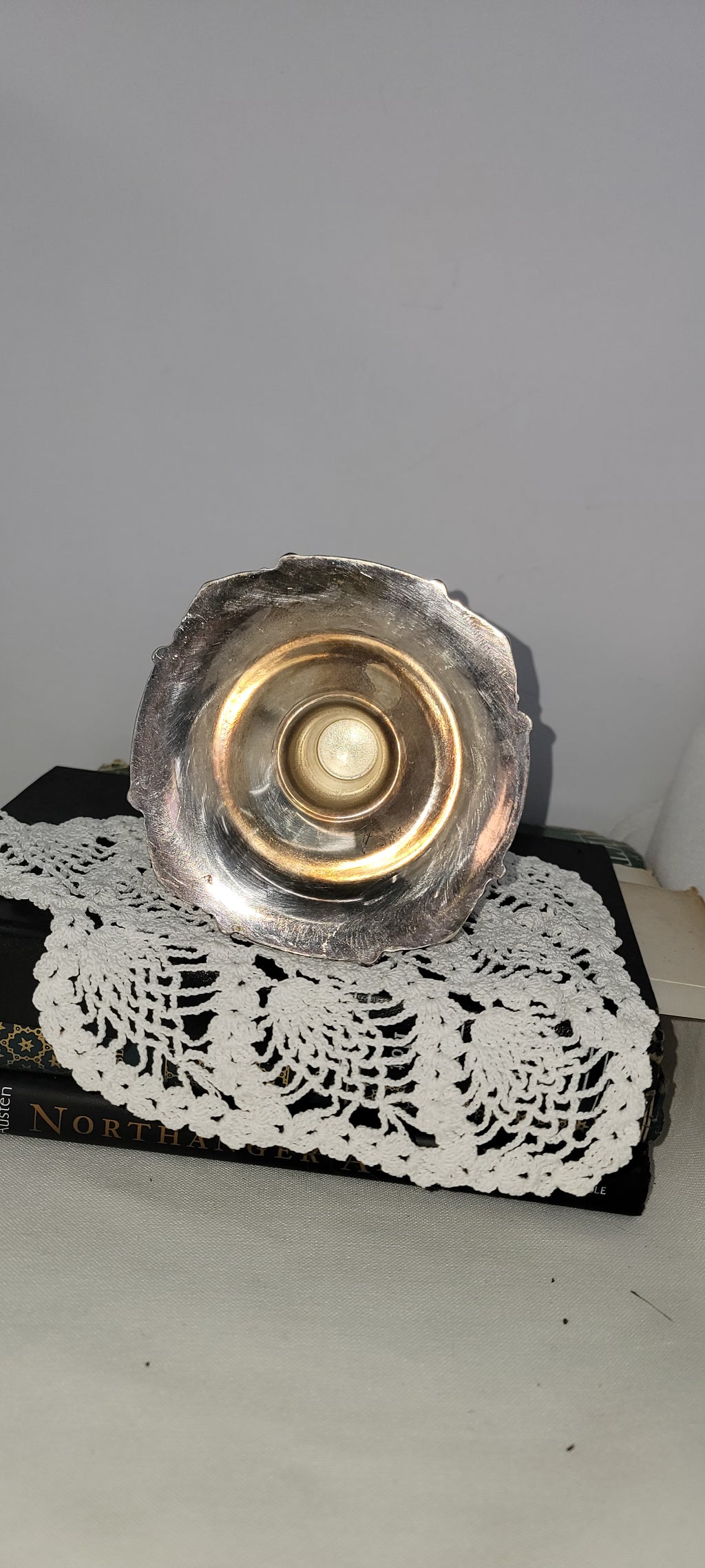 Vintage Silver Plated Candy Dish