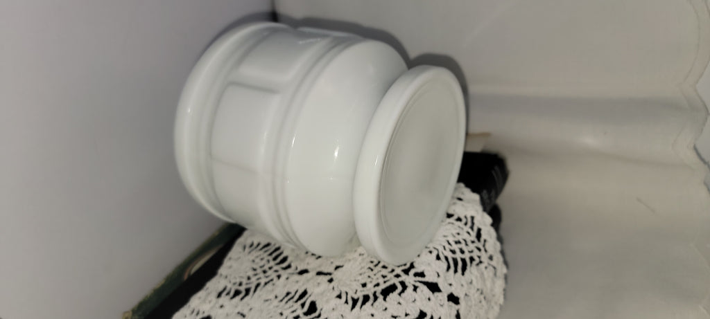 Vintage White Pedestal Bowl