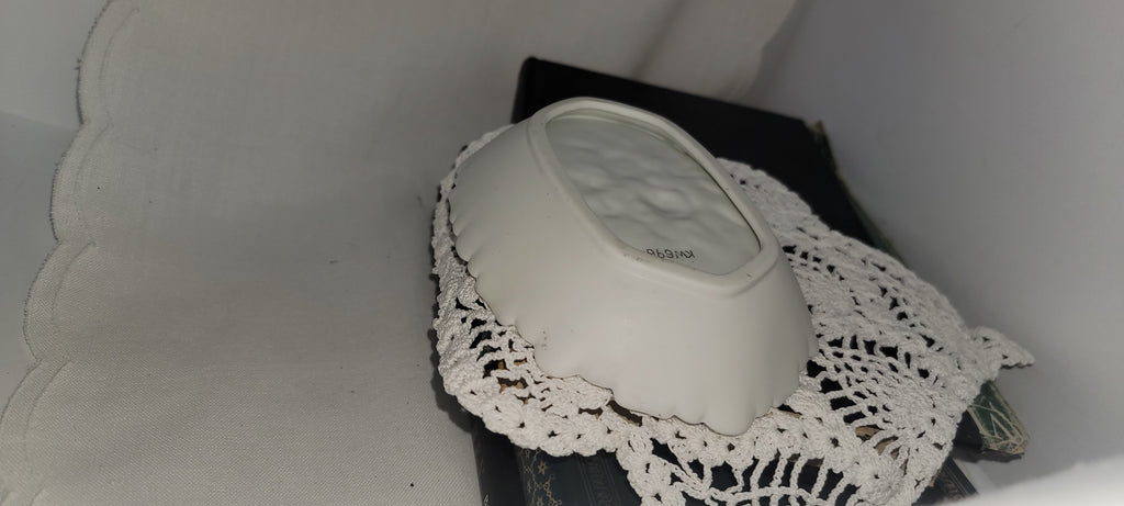 Vintage Floral Porcelain Dish