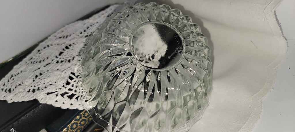 Vintage Glass Serving Bowl