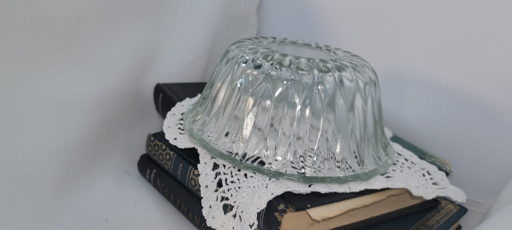 Vintage Glass Serving Bowl