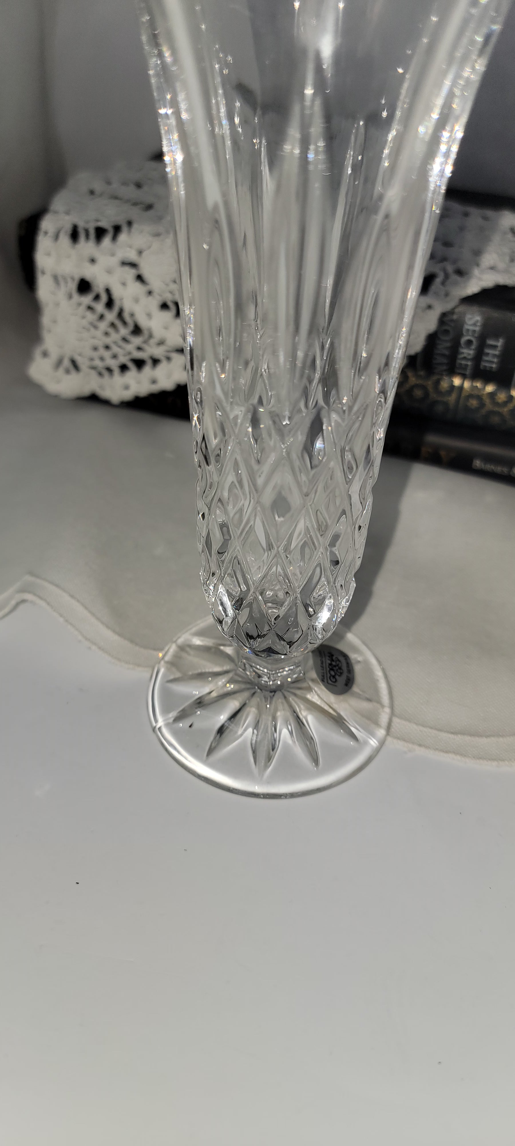 Gorham west germany full lead Crystal Decorative Vase