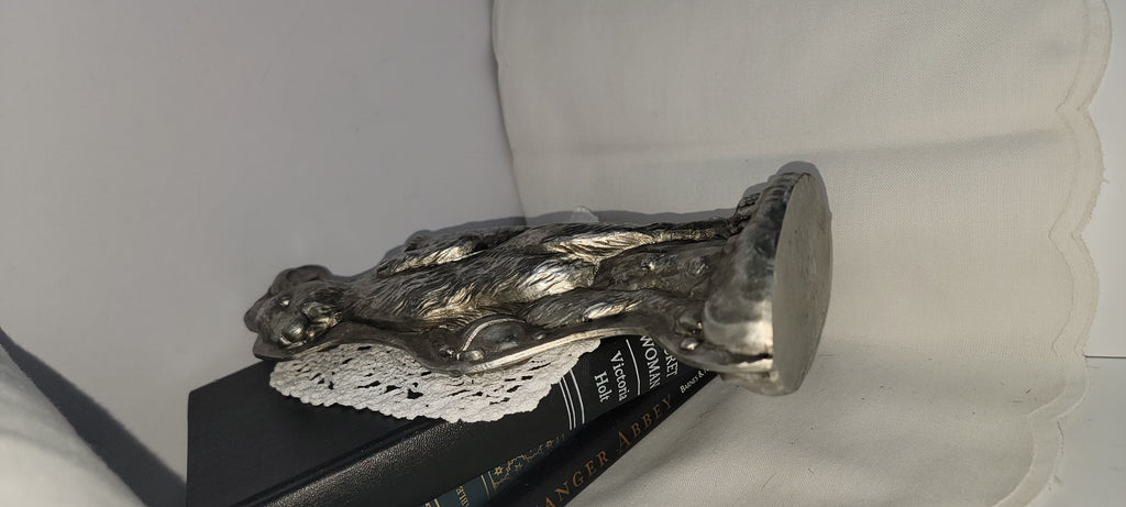 Vintage Silver Rabbit Chocolate Mold