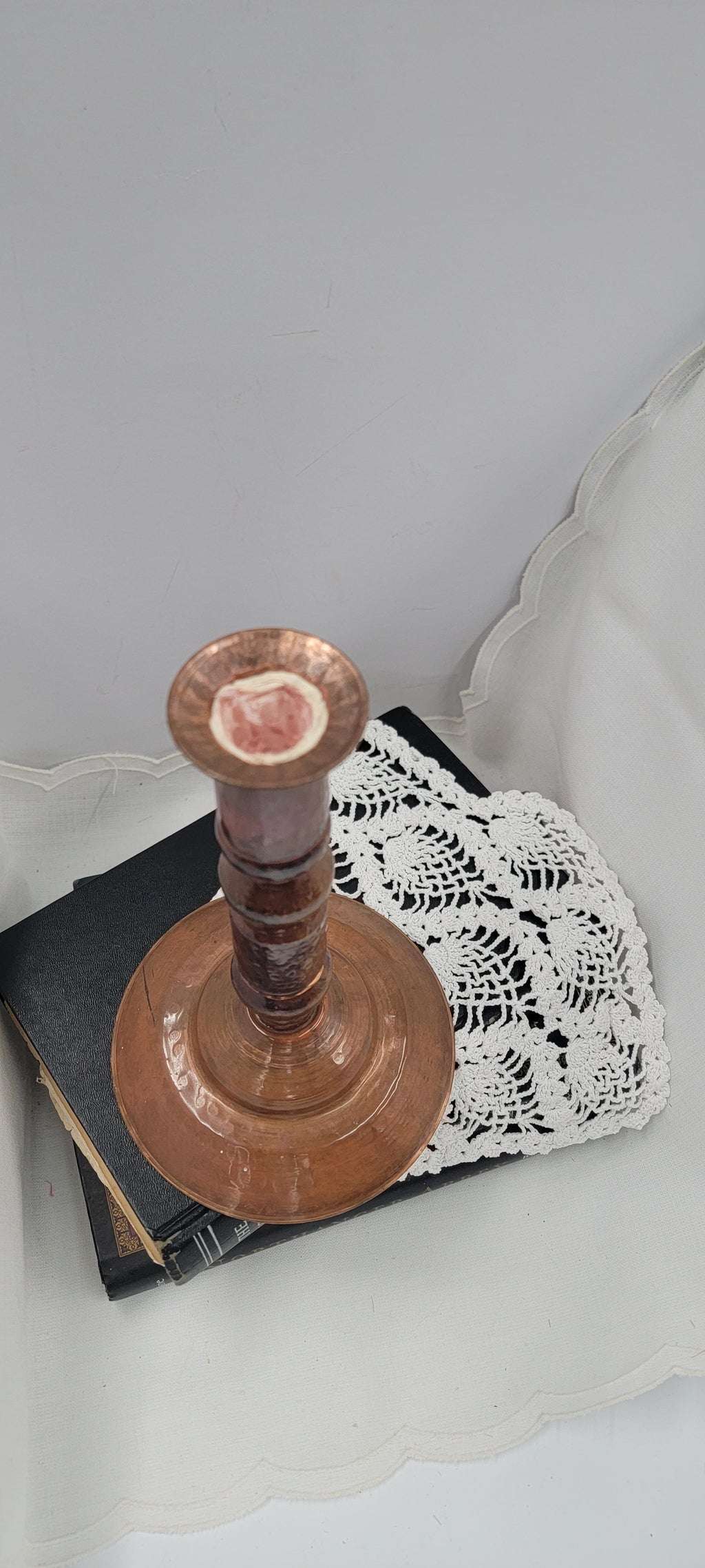 Vintage Copper Candle Holder