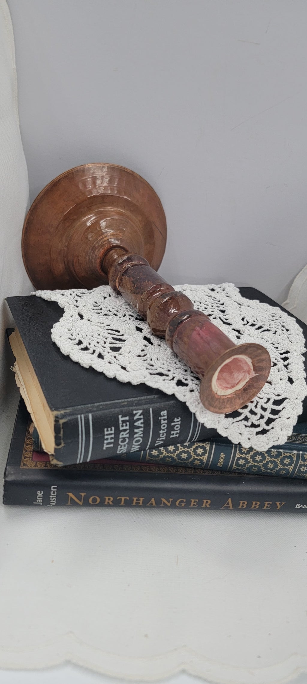 Vintage Copper Candle Holder