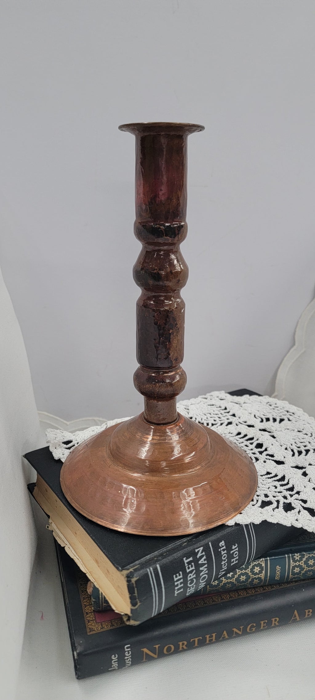 Vintage Copper Candle Holder