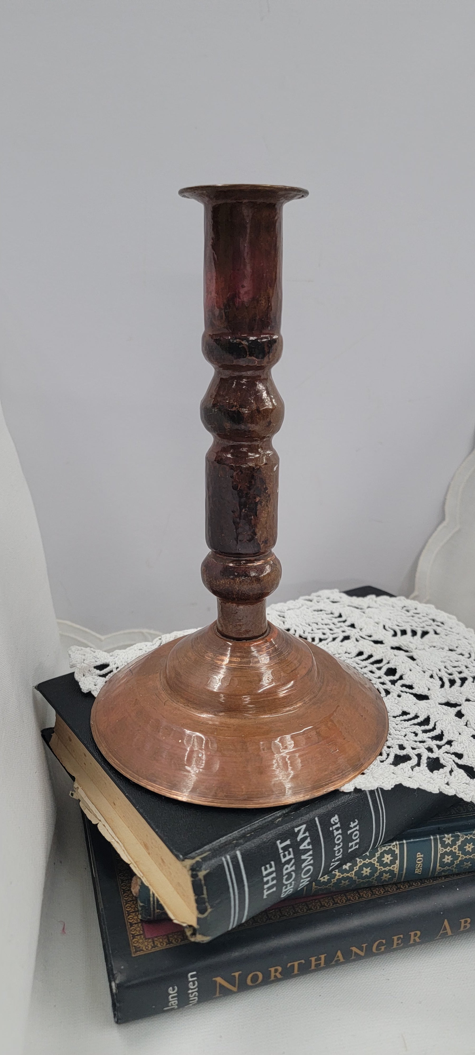 Vintage Copper Candle Holder