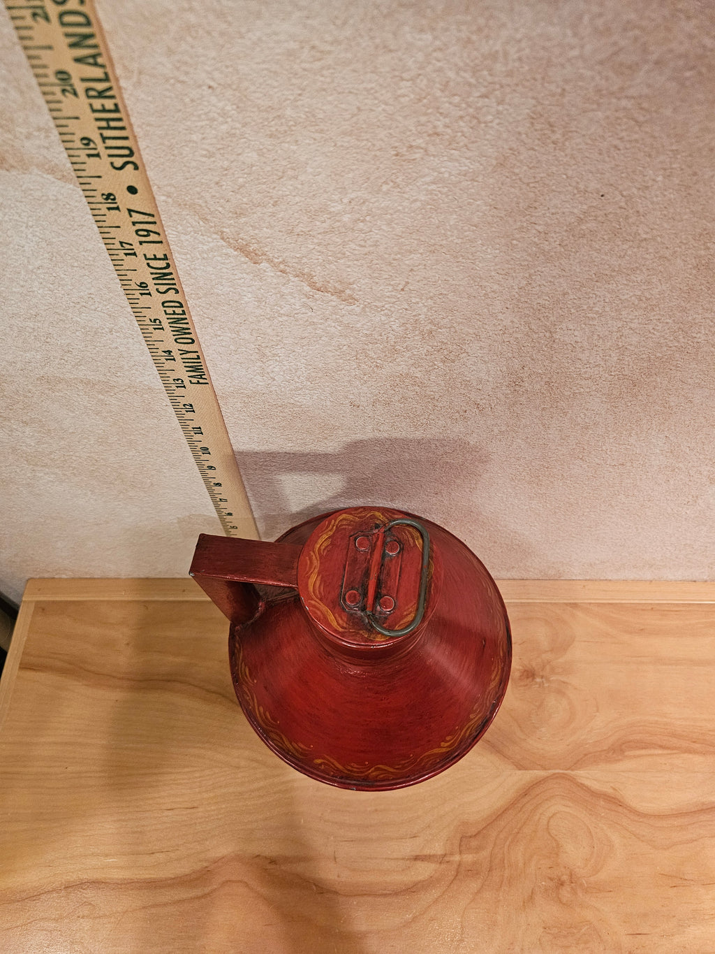 Vintage Hand-Painted Water Jug