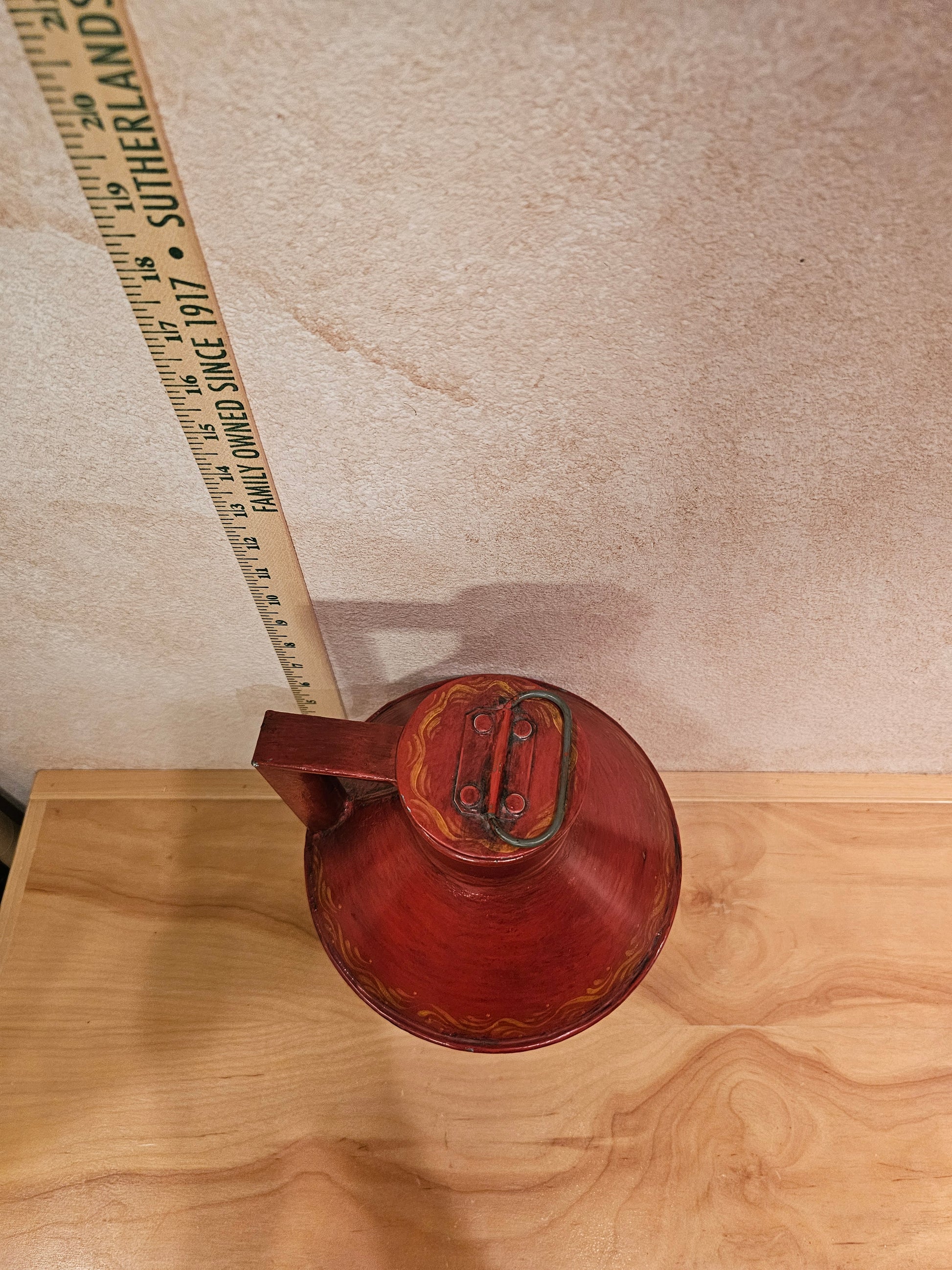 Vintage Hand-Painted Water Jug