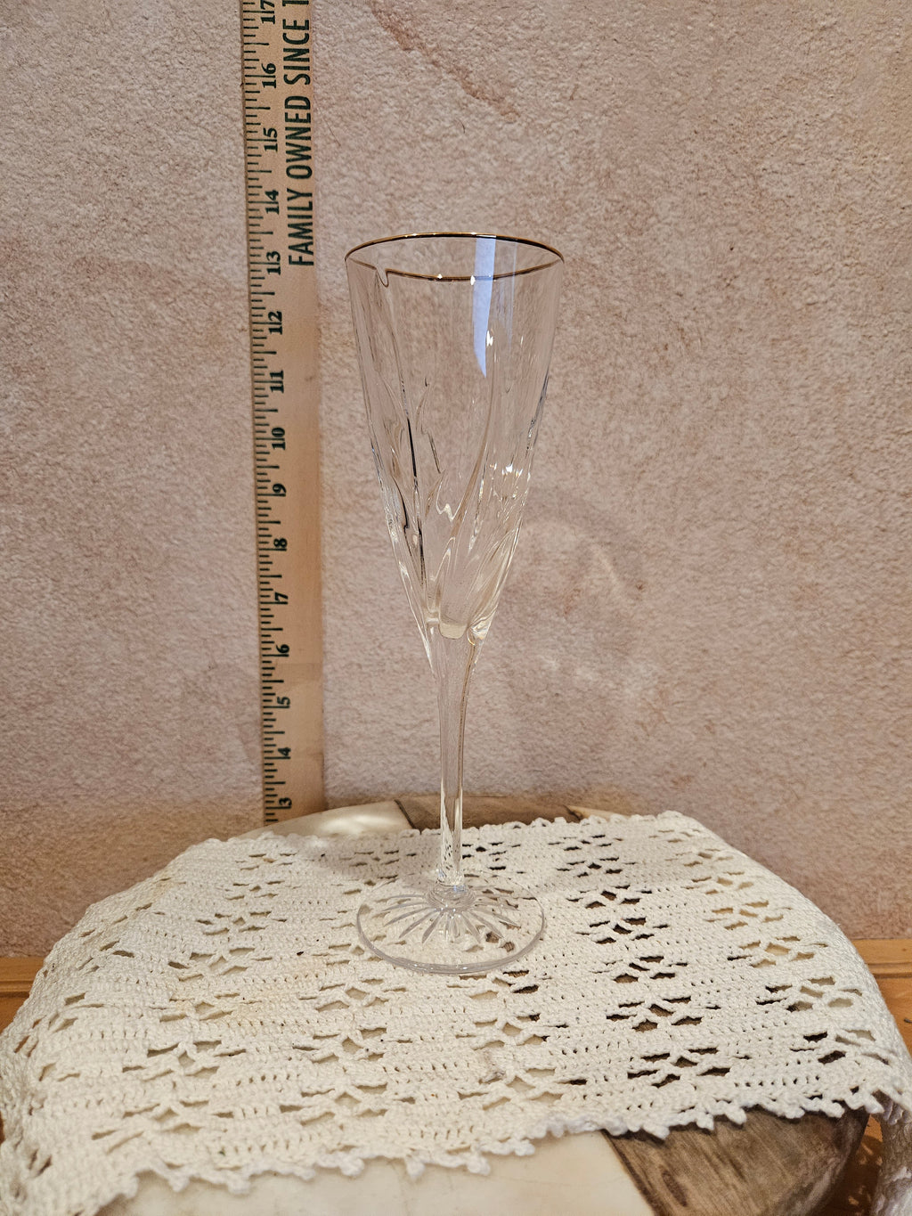 Elegant Crystal Champagne Flute