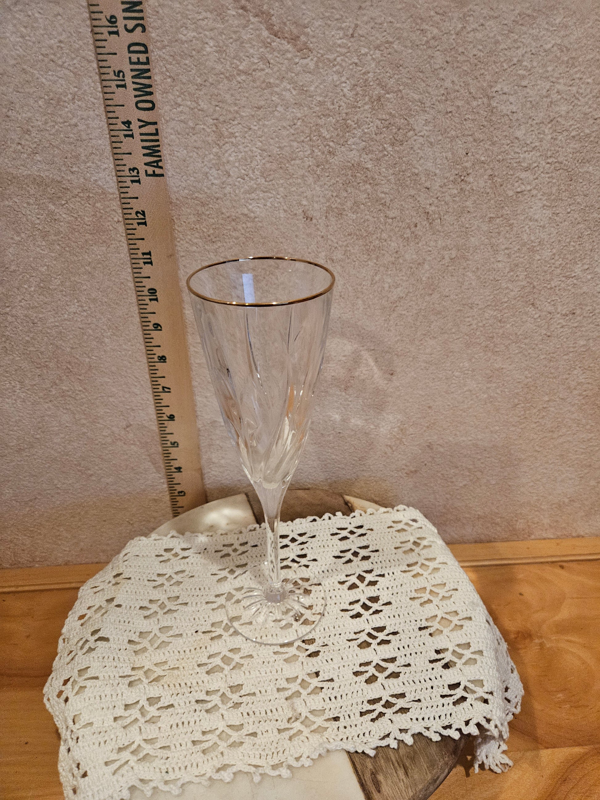 Elegant Crystal Champagne Flute