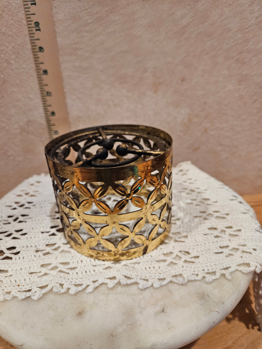 Vintage Brass Candle Holder