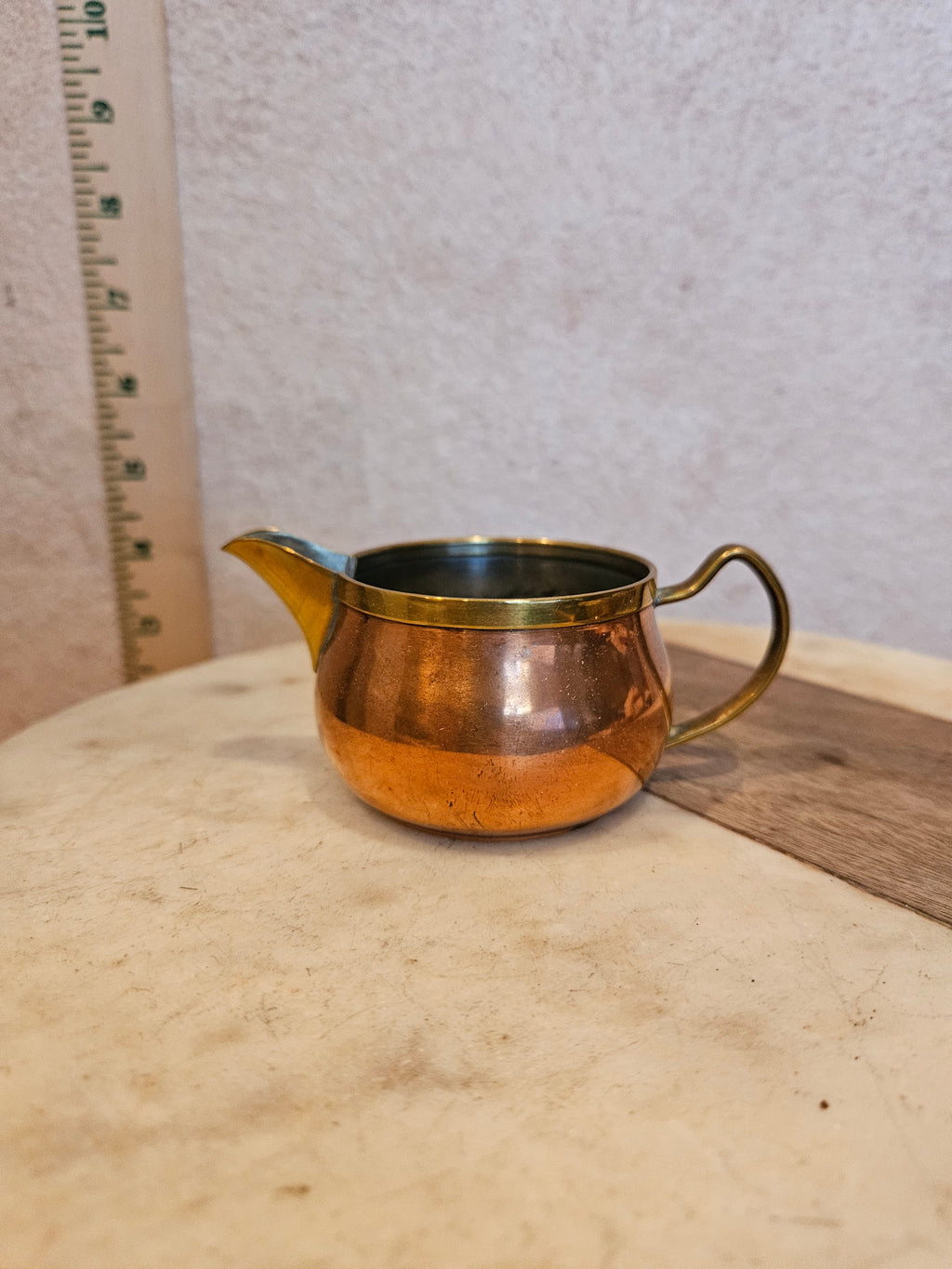 Vintage Copper Creamer Pitcher