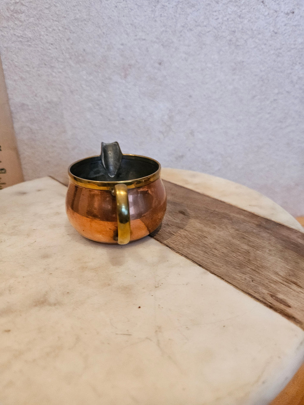 Vintage Copper Creamer Pitcher