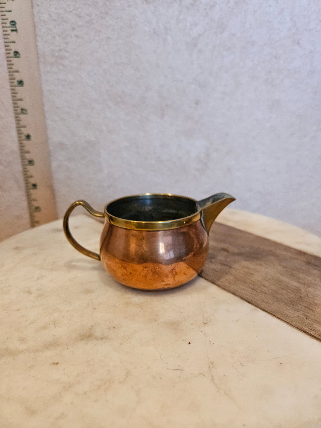 Vintage Copper Creamer Pitcher