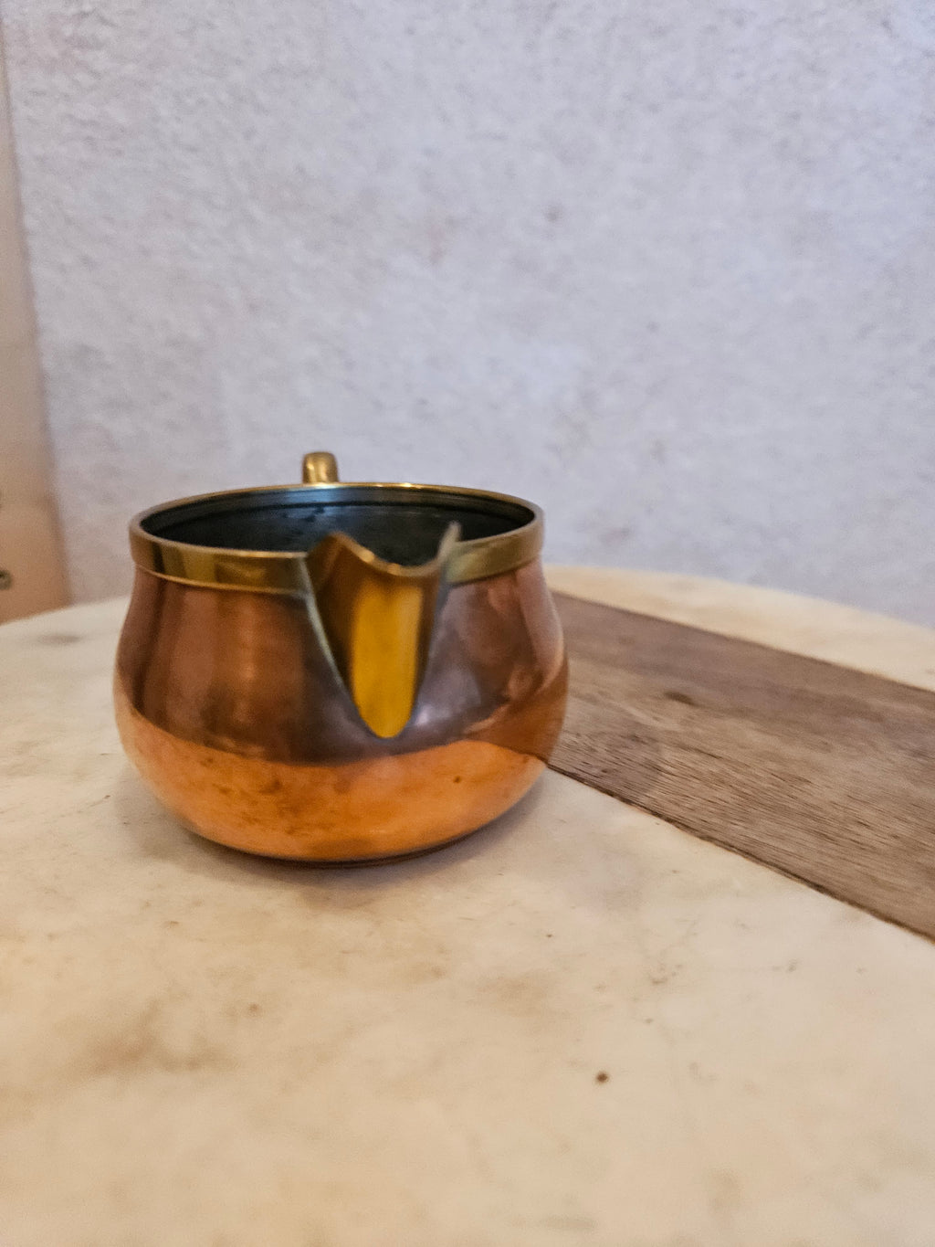 Vintage Copper Creamer Pitcher