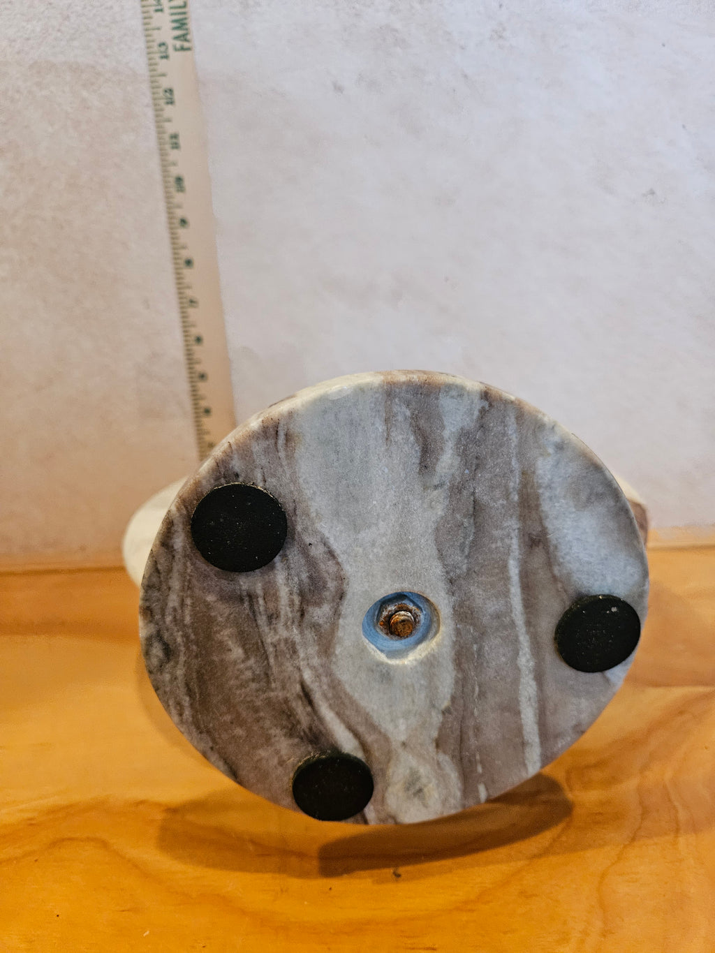 Marble and Metal Paper Towel Holder