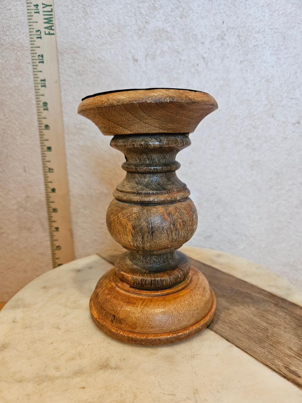 Wooden Candle Holder