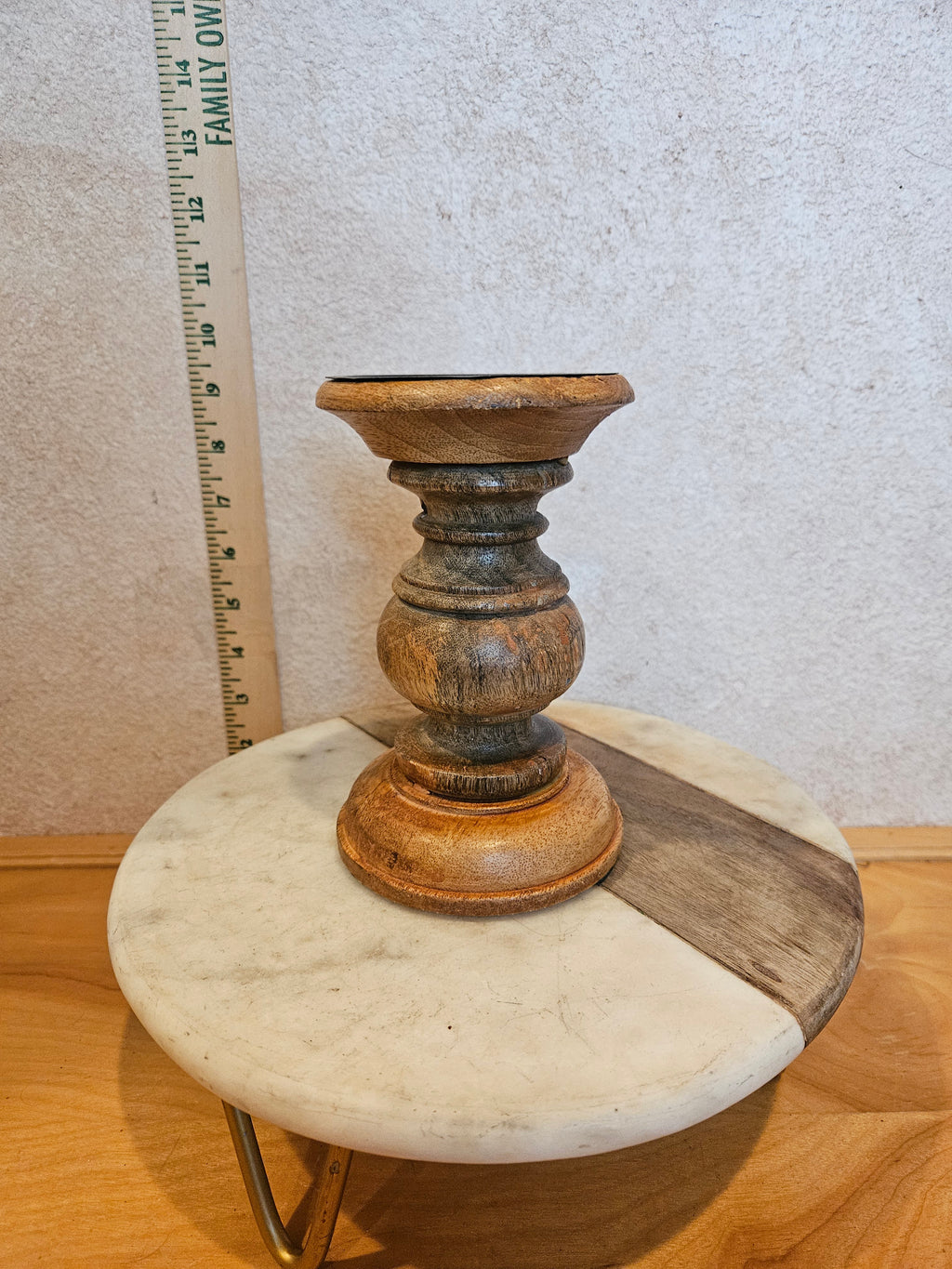 Wooden Candle Holder