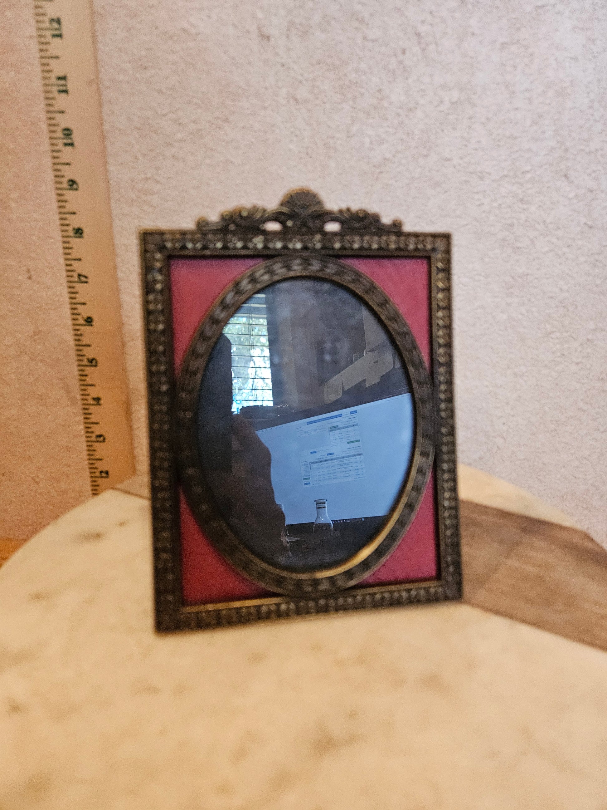 Antique Bronze-Finish Picture Frame