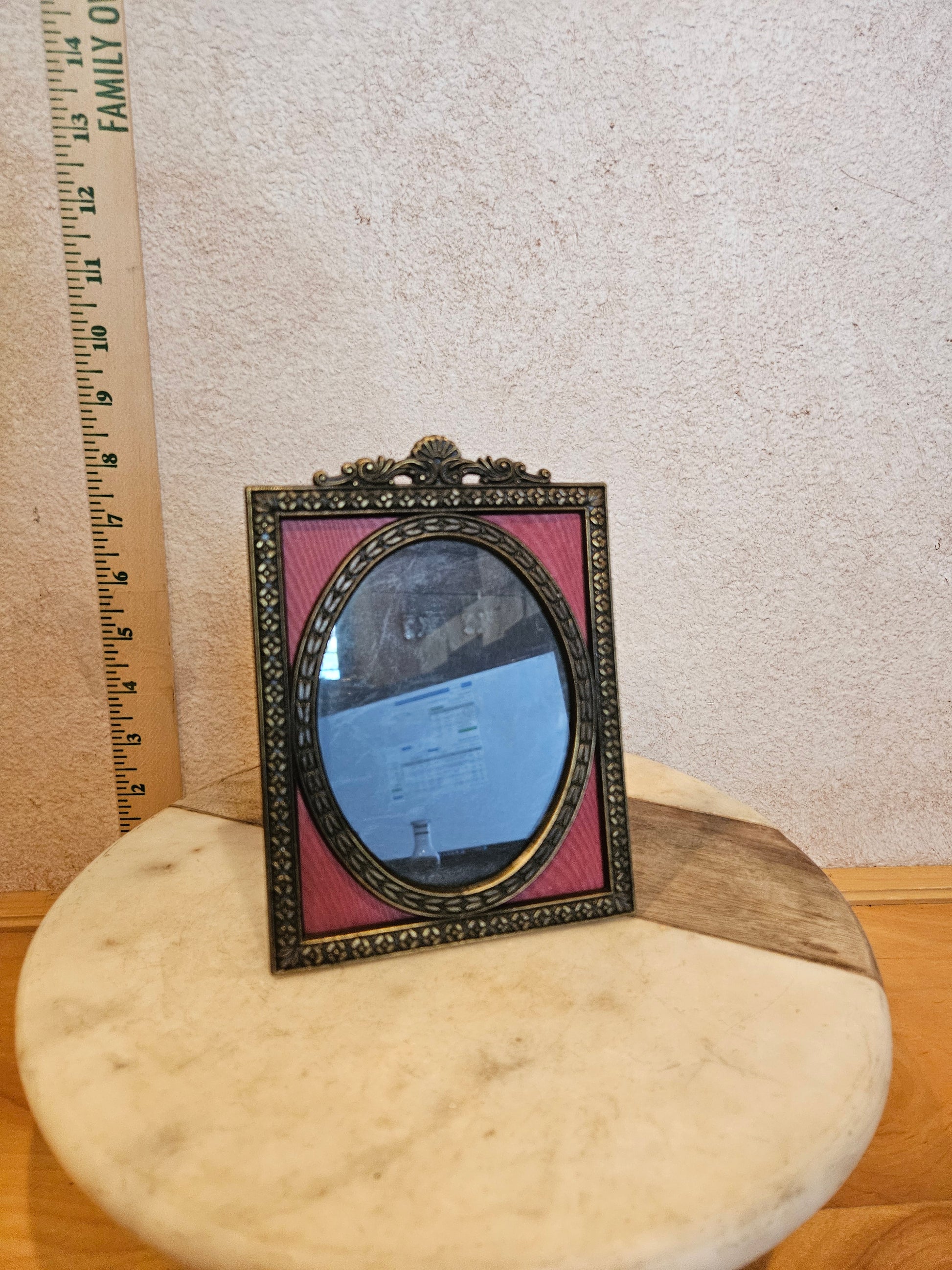 Antique Bronze-Finish Picture Frame
