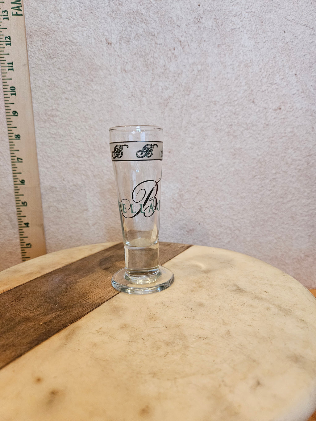 Elegant Shot Glass with Decorative Band