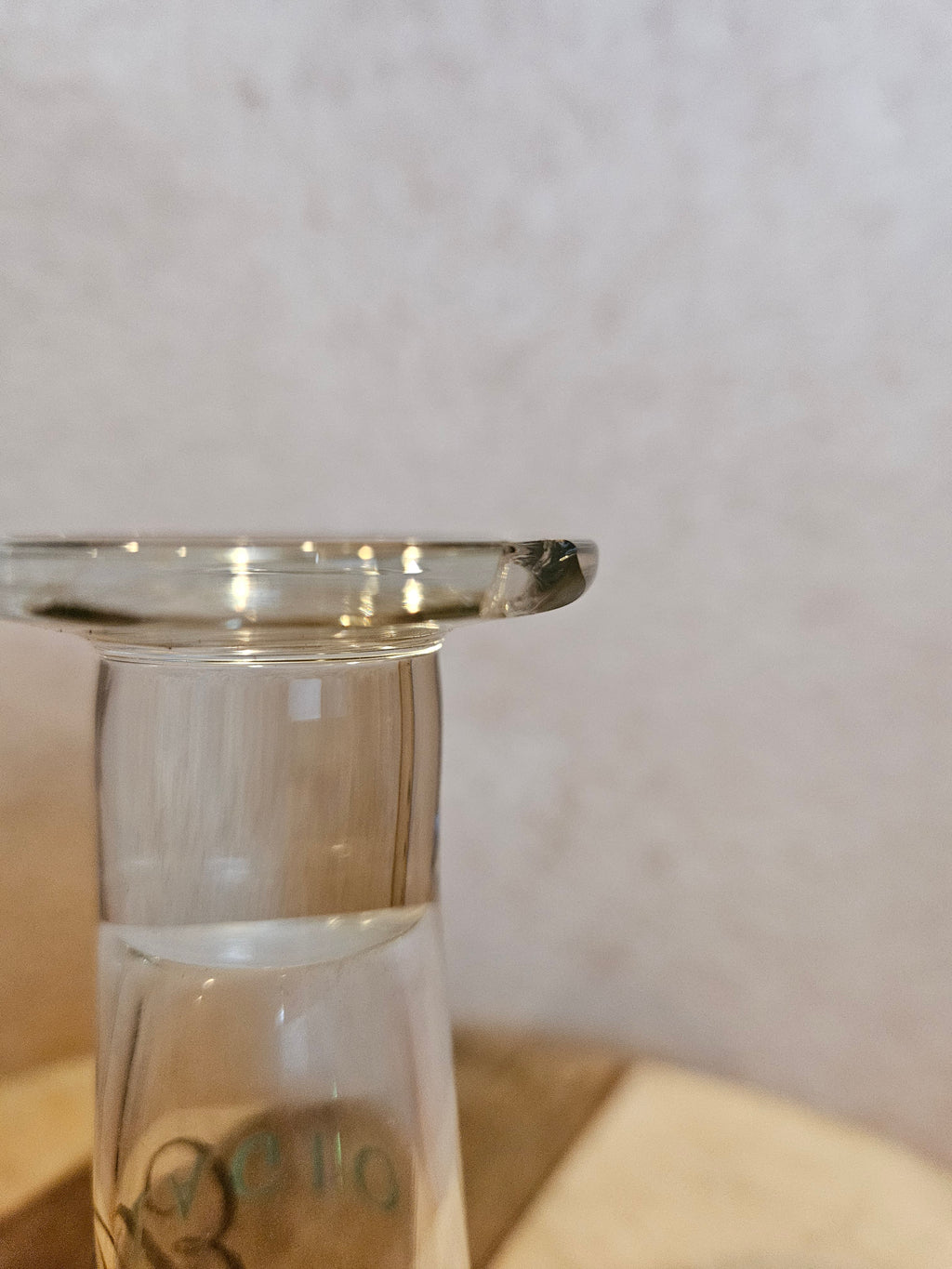 Elegant Shot Glass with Decorative Band