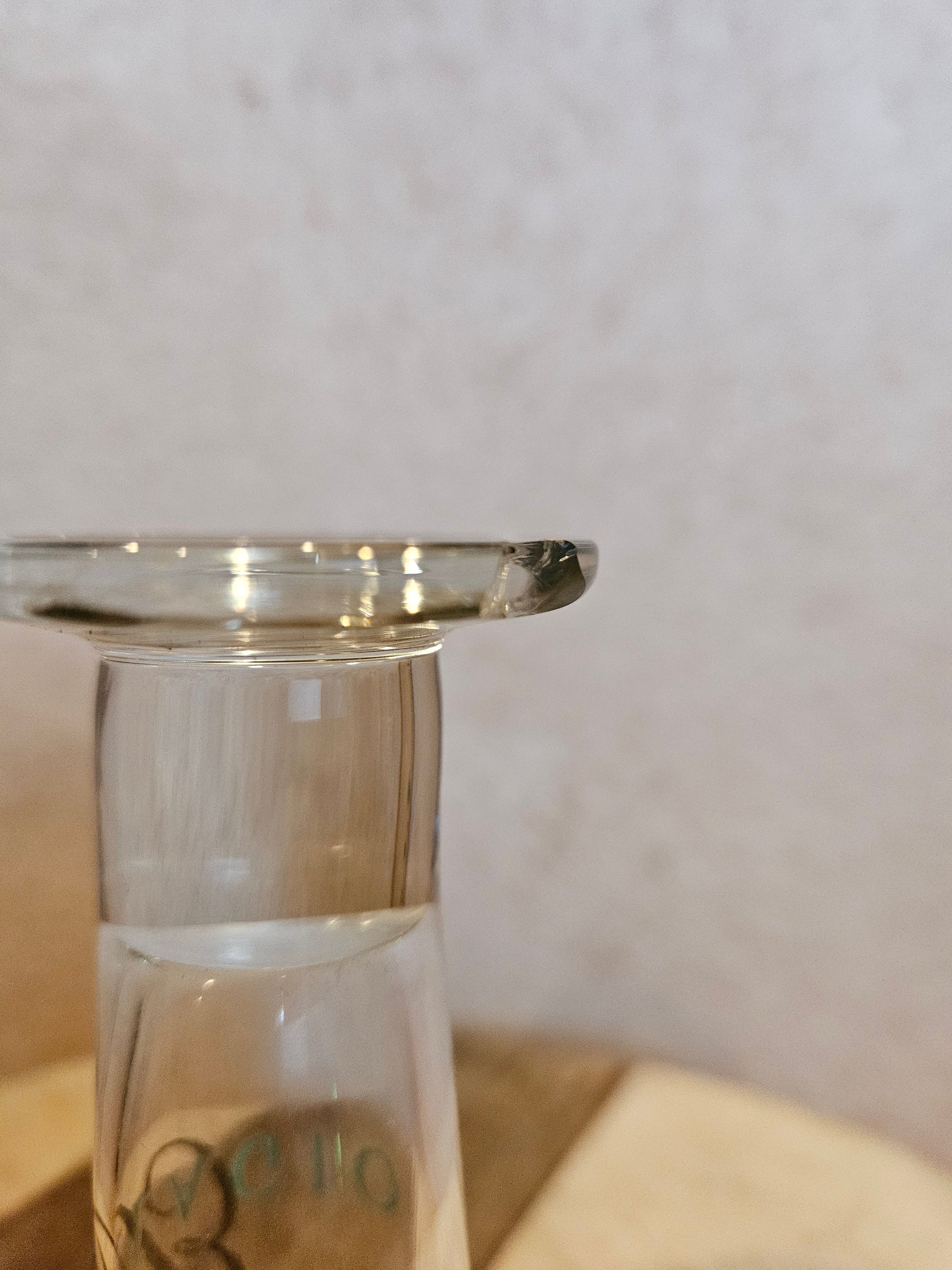 Elegant Shot Glass with Decorative Band