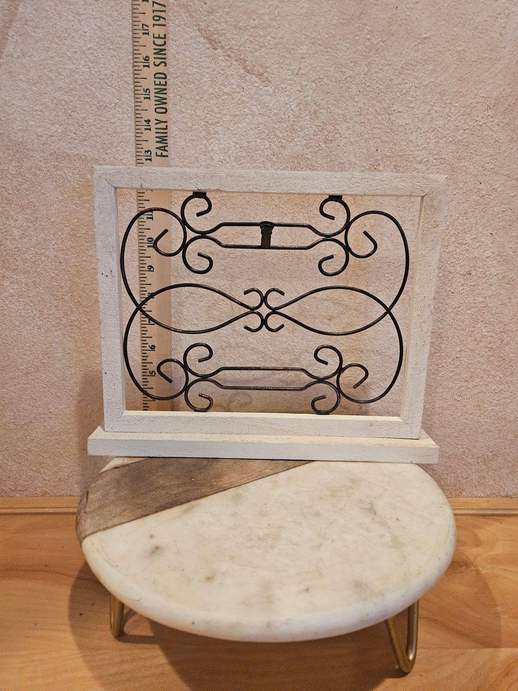 Decorative Wire and Wood Frame