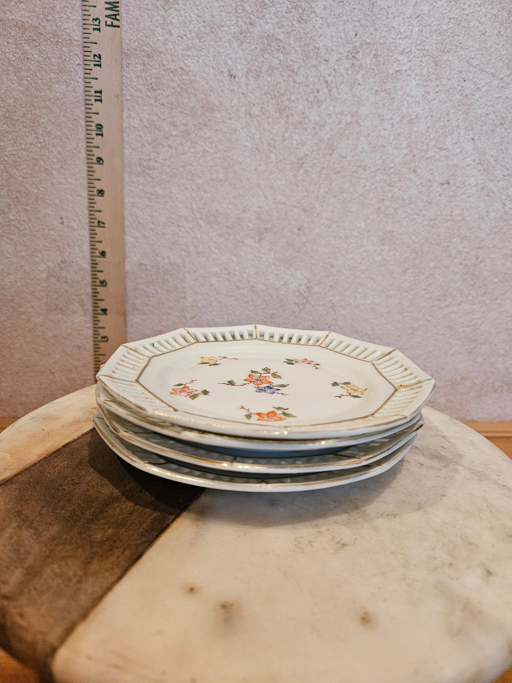 Set of Floral Design Plates