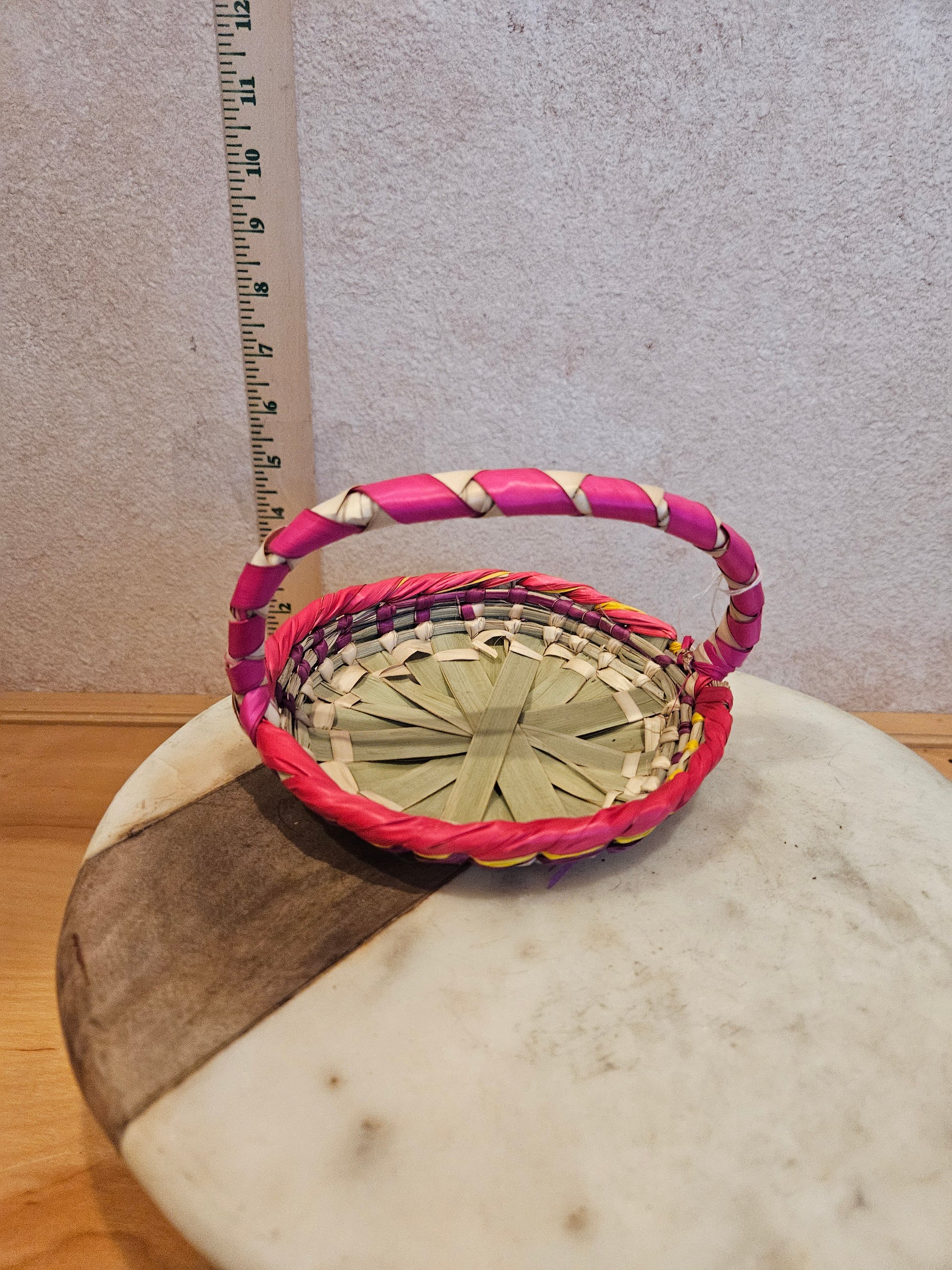 Colorful Handwoven Small Basket