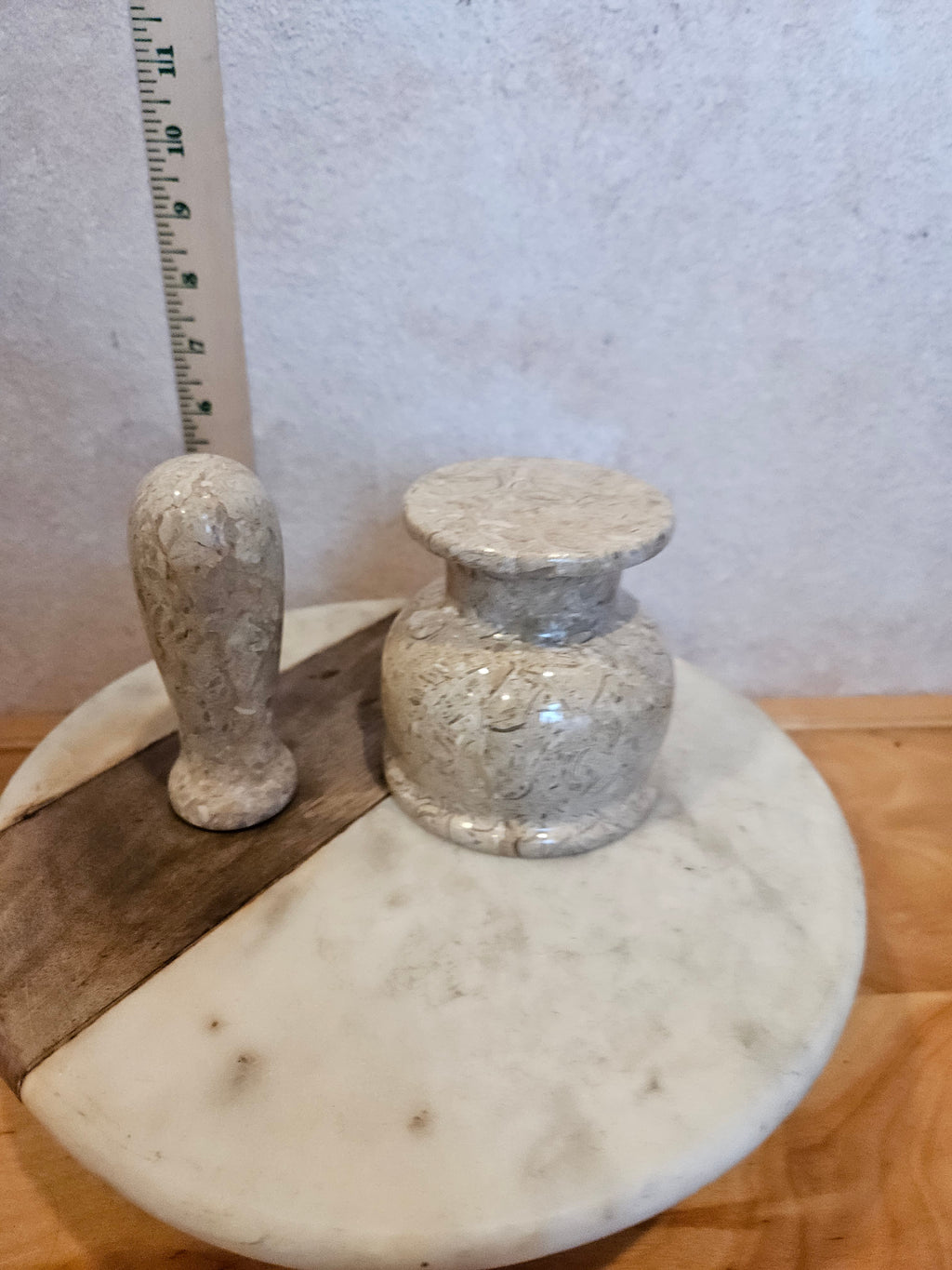 Marble Mortar and Pestle Set