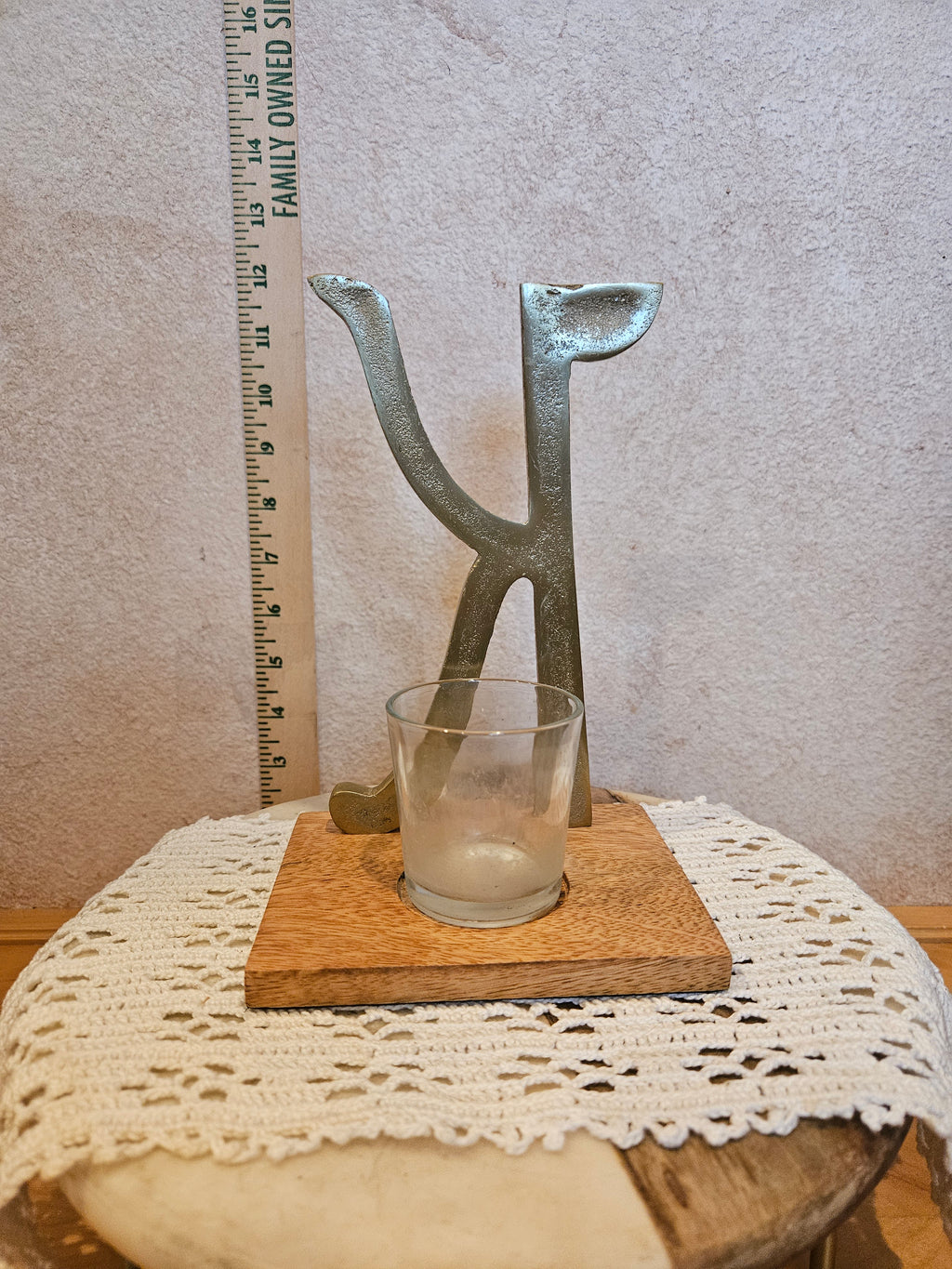 Decorative Letter K Candle Holder