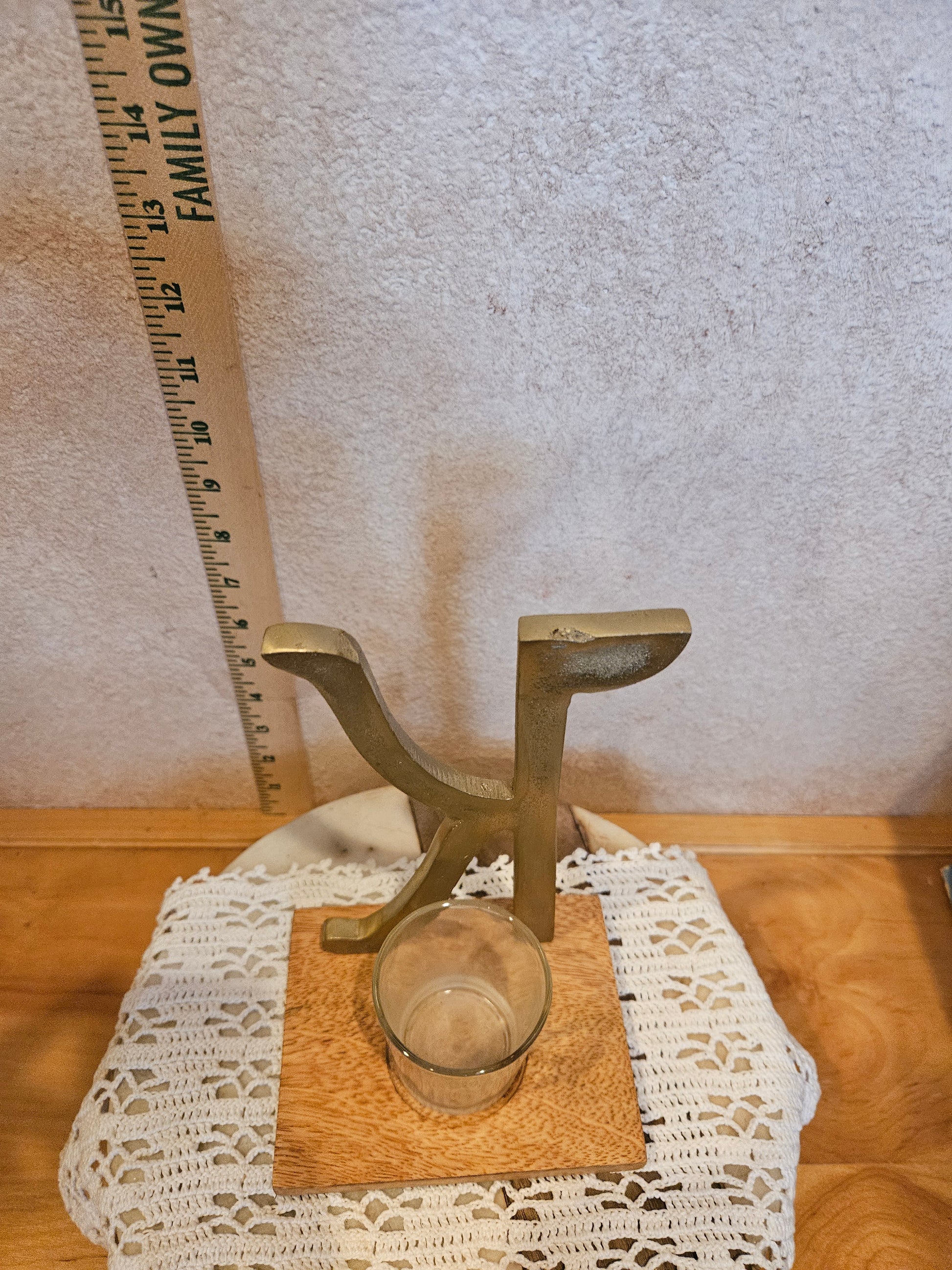 Decorative Letter K Candle Holder