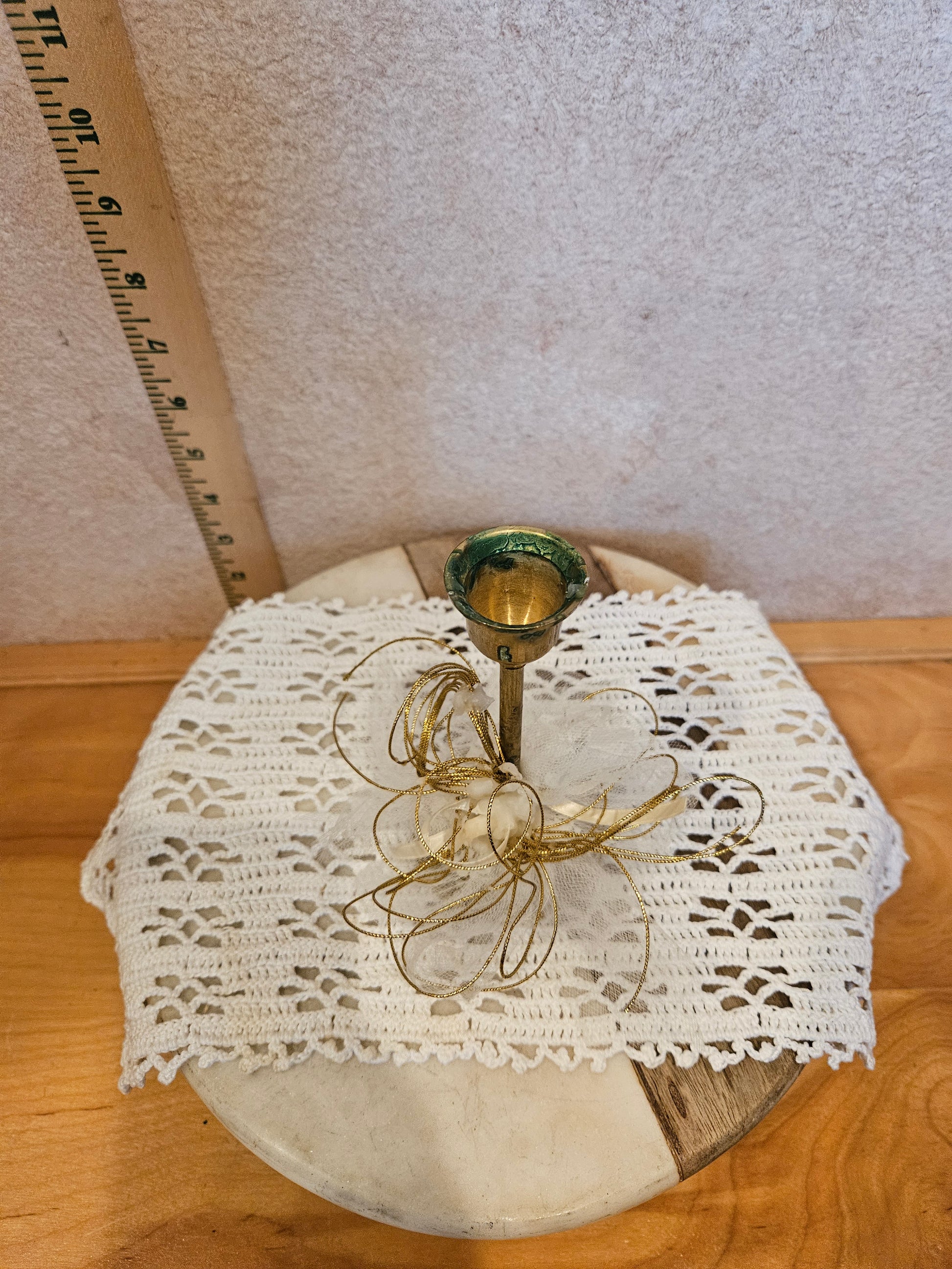Vintage Brass Candle Holder