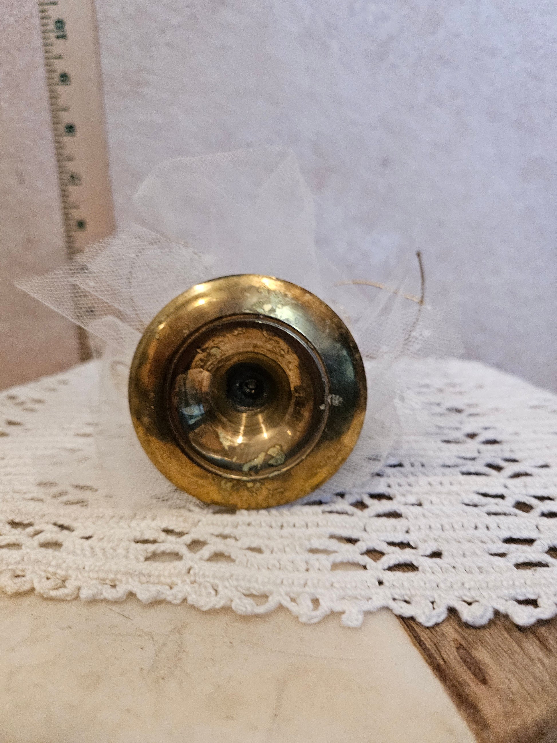 Vintage Brass Candle Holder