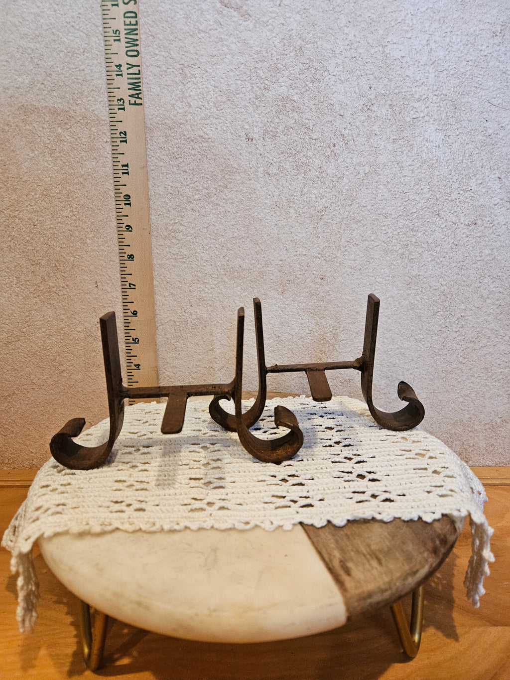 Vintage Iron Coat Hooks